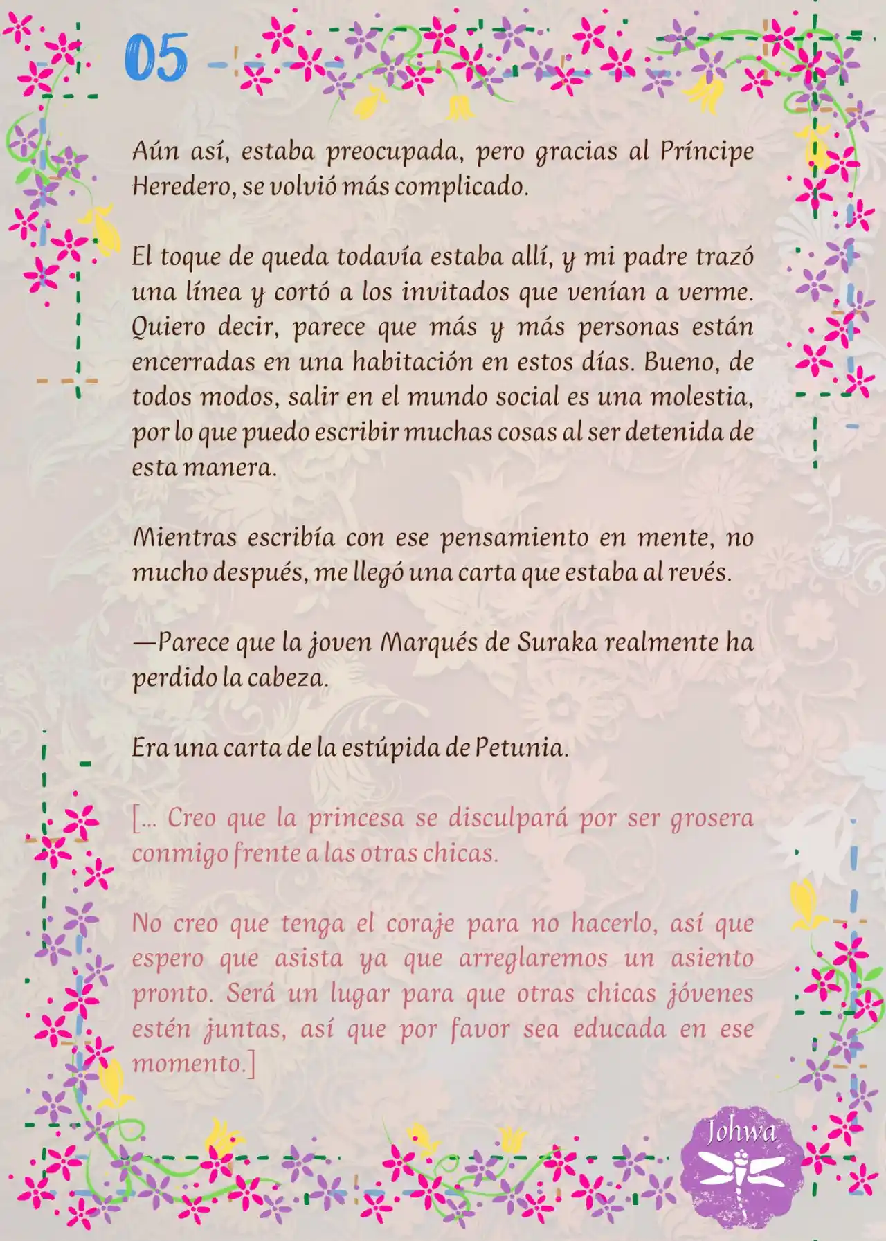 ¡¿La Popular Escritora De BL Es La Futura Princesa Heredera?! (Novela) - Capítulo 16 - Página 8 - LectorTMOo