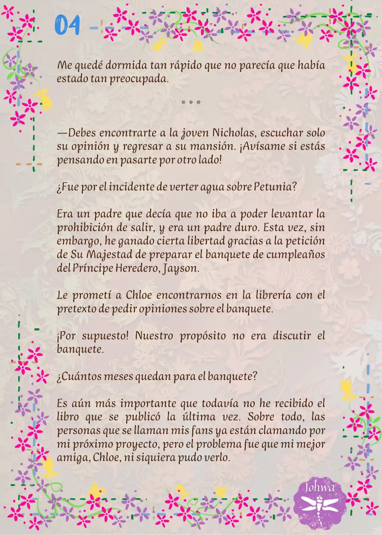 ¡¿La Popular Escritora De BL Es La Futura Princesa Heredera?! (Novela) - Capítulo 20 - Página 8 - LectorTMOo
