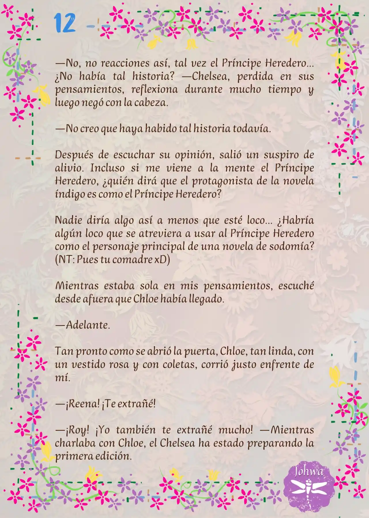¡¿La Popular Escritora De BL Es La Futura Princesa Heredera?! (Novela) - Capítulo 20 - Página 17 - LectorTMOo