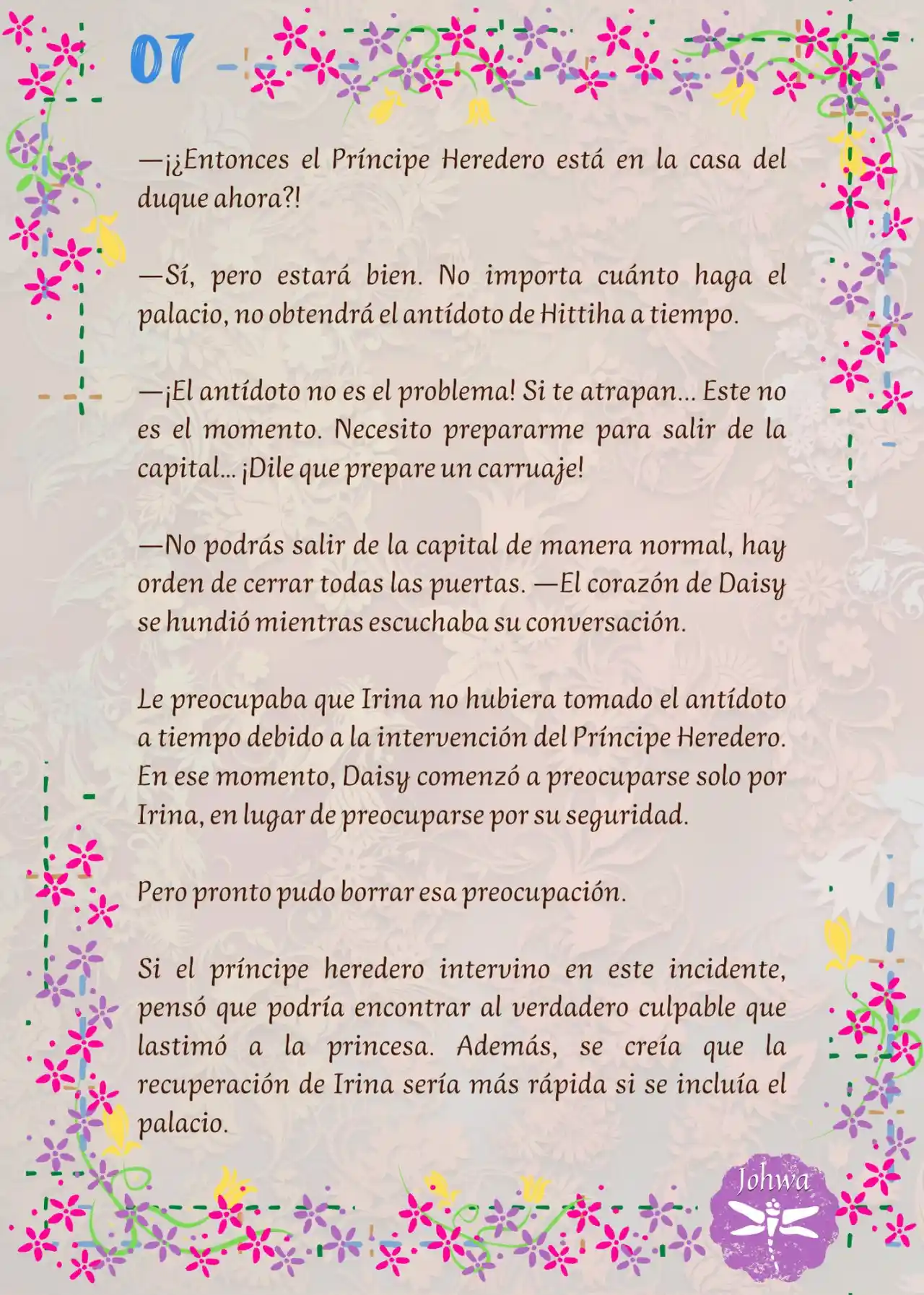 ¡¿La Popular Escritora De BL Es La Futura Princesa Heredera?! (Novela) - Capítulo 27 - Página 9 - LectorTMOo