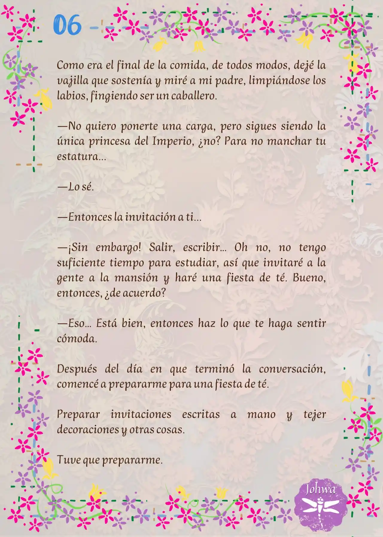¡¿La Popular Escritora De BL Es La Futura Princesa Heredera?! (Novela) - Capítulo 3 - Página 8 - LectorTMOo