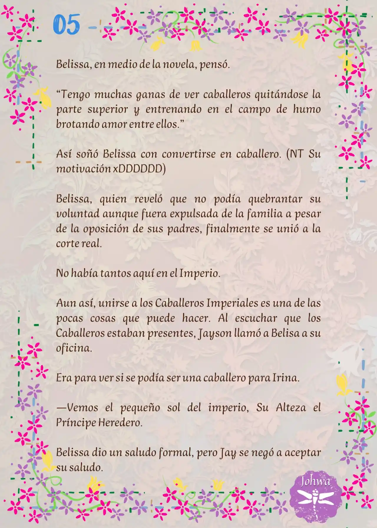¡¿La Popular Escritora De BL Es La Futura Princesa Heredera?! (Novela) - Capítulo 33 - Página 7 - LectorTMOo