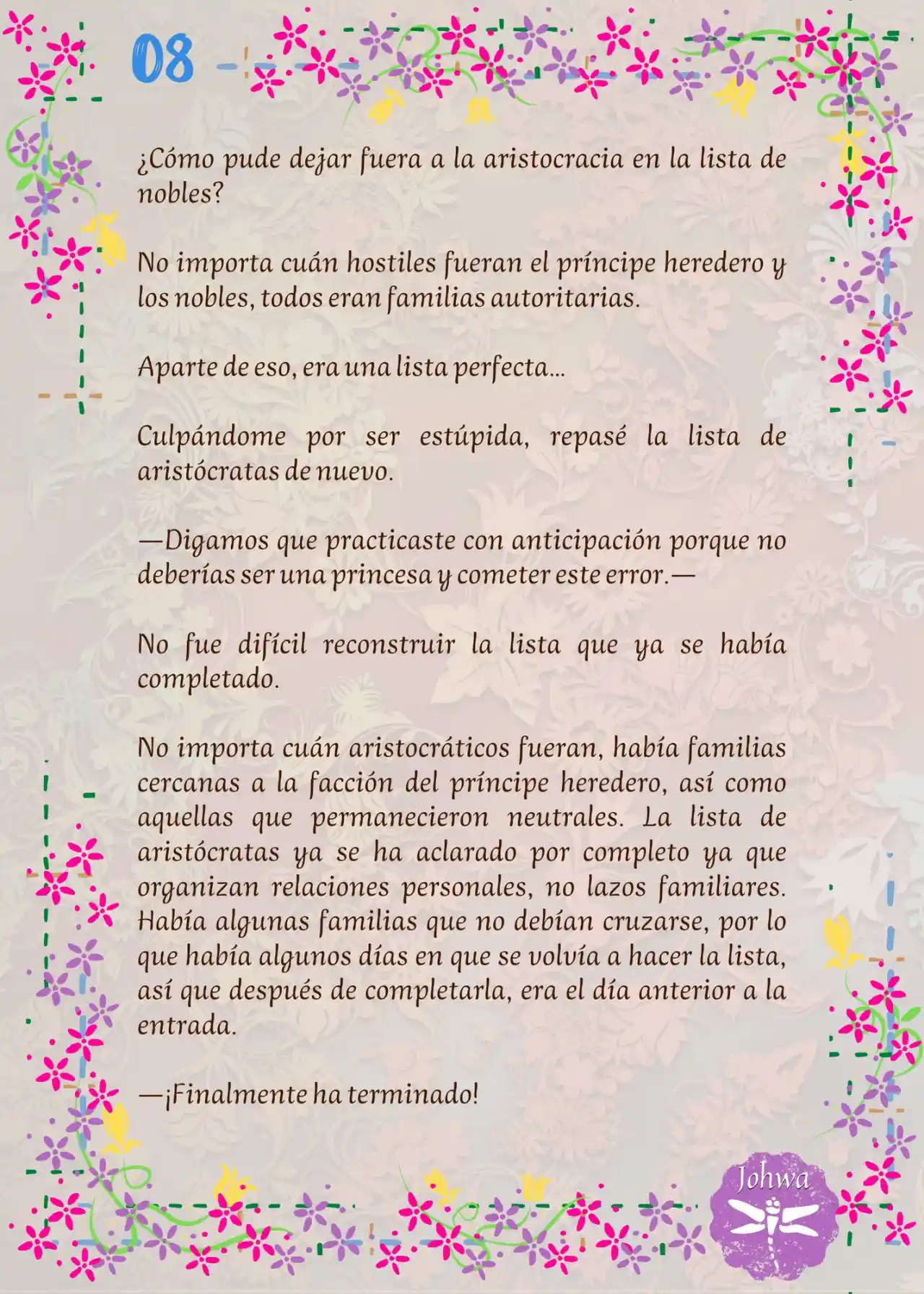 ¡¿La Popular Escritora De BL Es La Futura Princesa Heredera?! (Novela) - Capítulo 35 - Página 10 - LectorTMOo