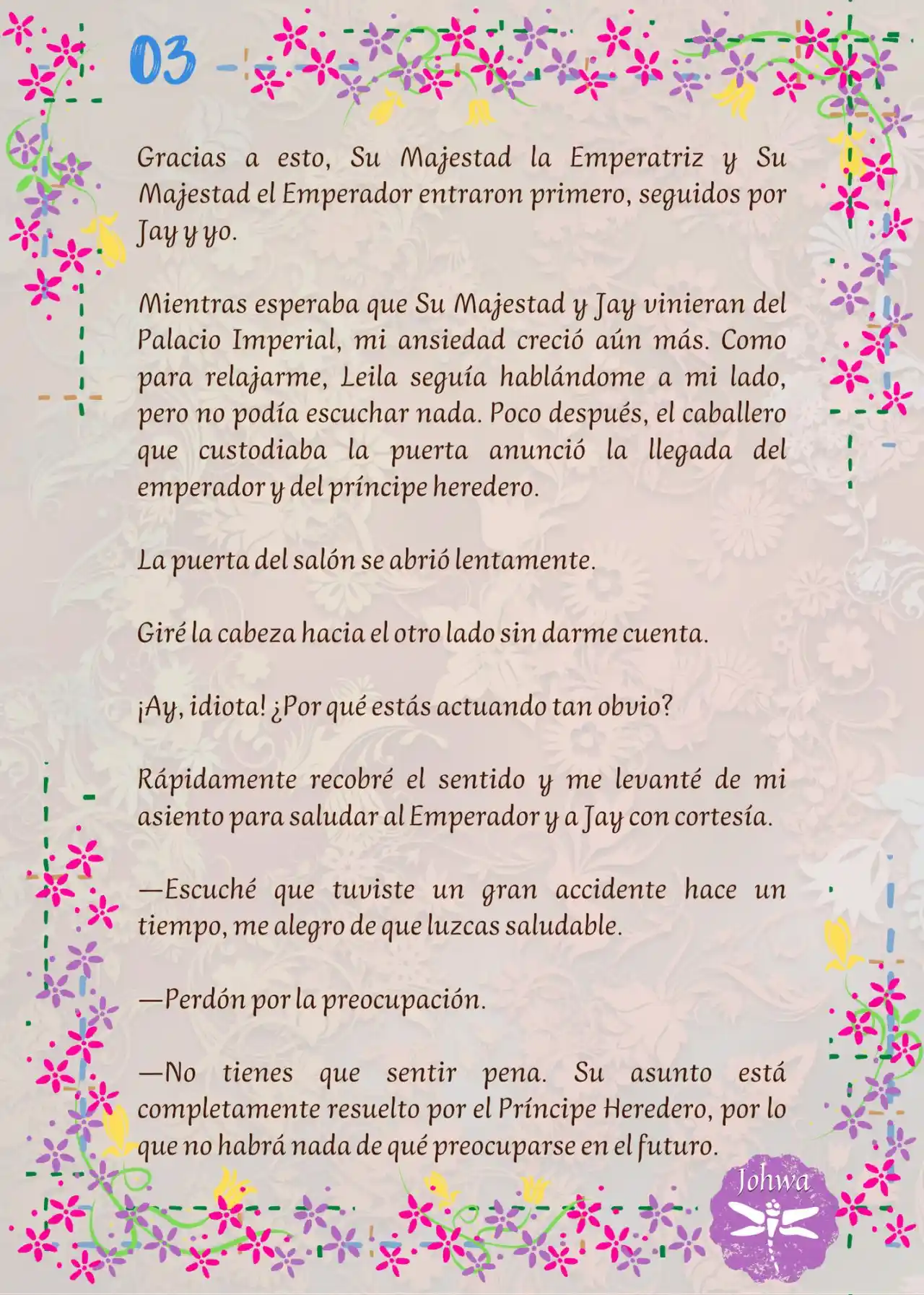 ¡¿La Popular Escritora De BL Es La Futura Princesa Heredera?! (Novela) - Capítulo 42 - Página 8 - LectorTMOo
