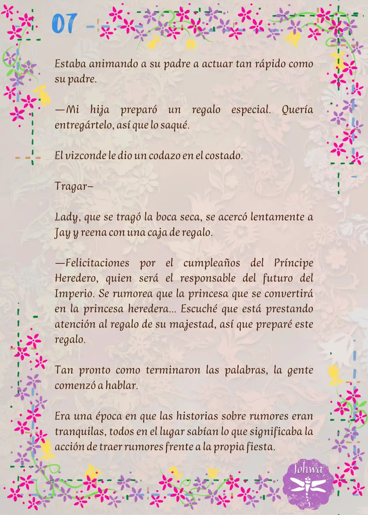¡¿La Popular Escritora De BL Es La Futura Princesa Heredera?! (Novela) - Capítulo 44 - Página 15 - LectorTMOo