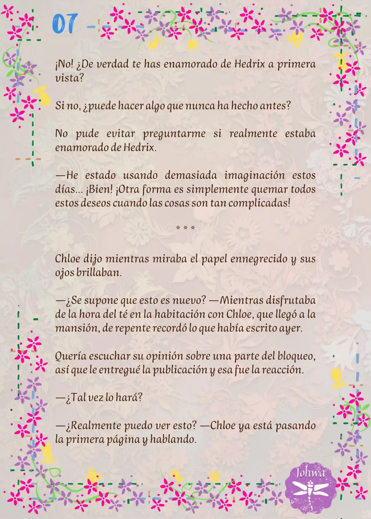 ¡¿La Popular Escritora De BL Es La Futura Princesa Heredera?! (Novela) - Capítulo 7 - Página 9 - LectorTMOo