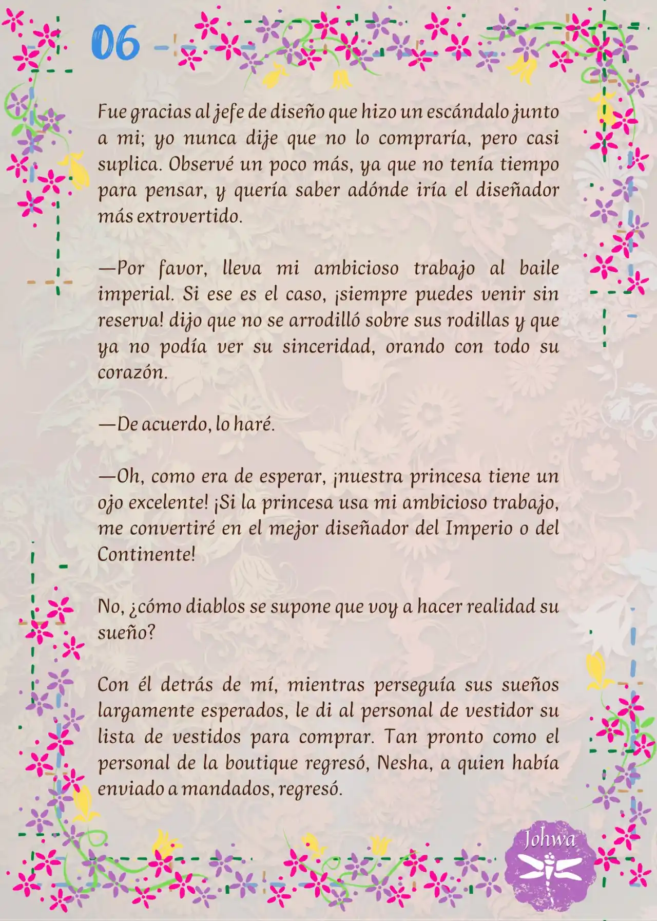 ¡¿La Popular Escritora De BL Es La Futura Princesa Heredera?! (Novela) - Capítulo 8 - Página 8 - LectorTMOo