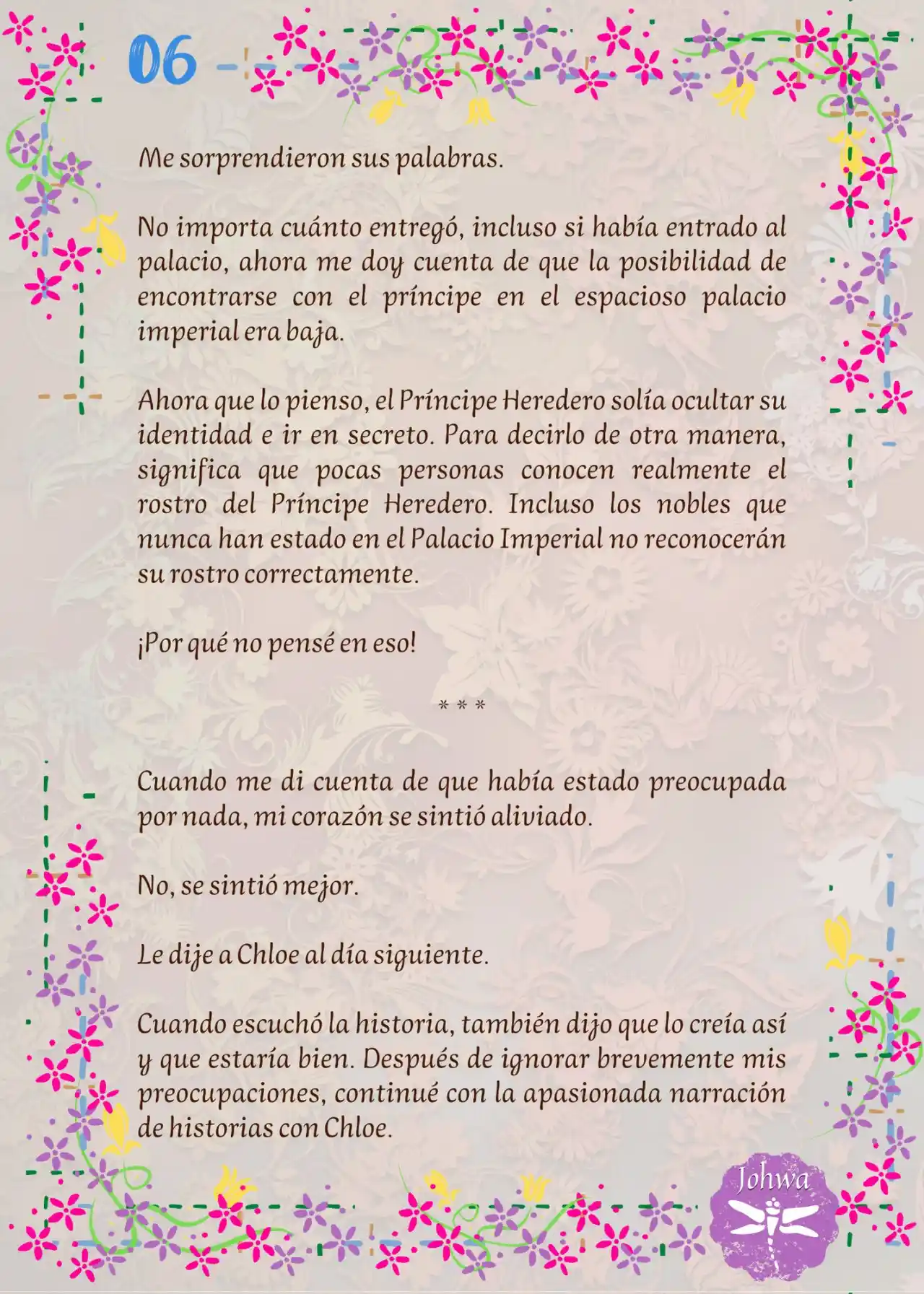¡¿La Popular Escritora De BL Es La Futura Princesa Heredera?! (Novela) - Capítulo 9 - Página 8 - LectorTMOo