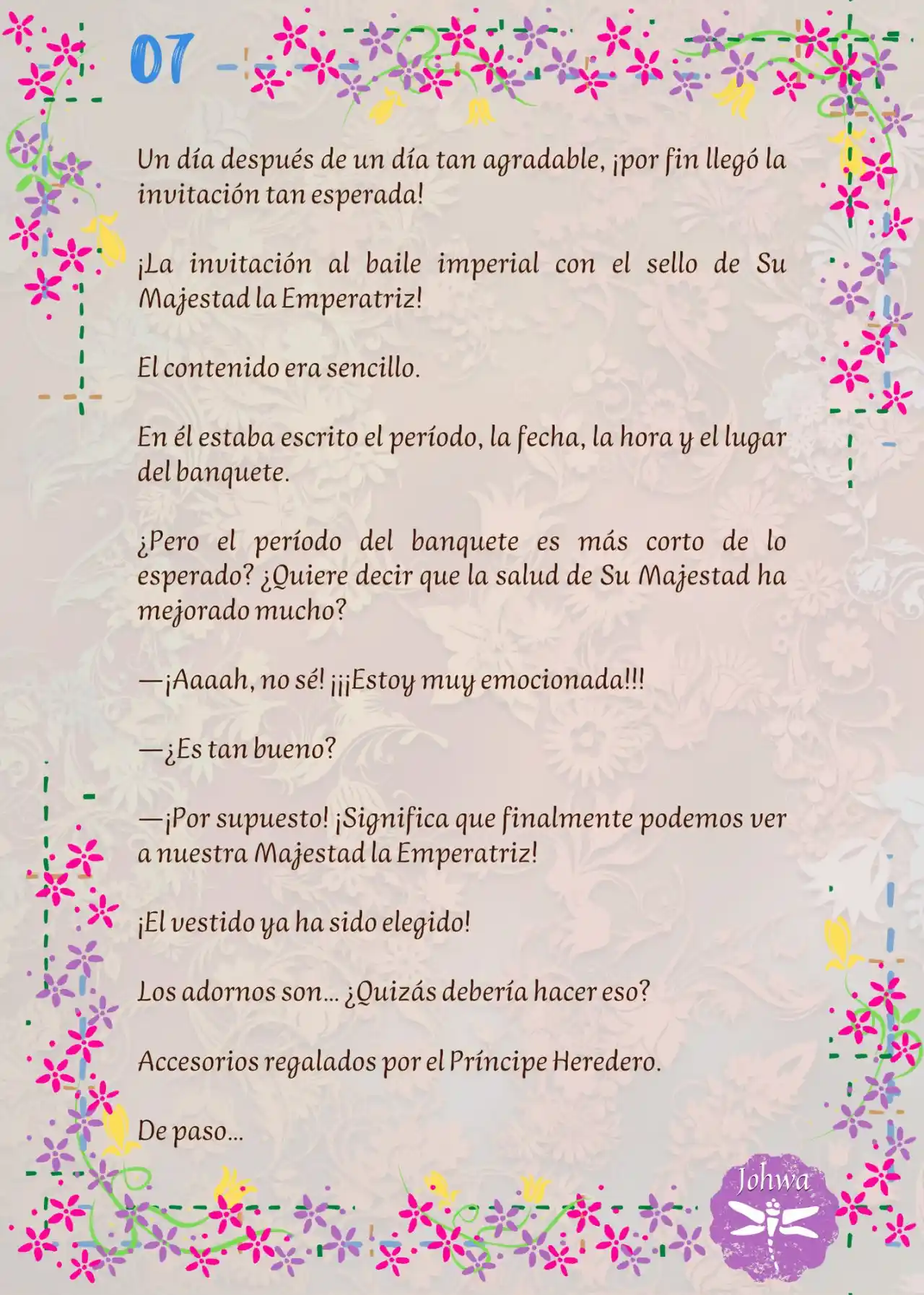 ¡¿La Popular Escritora De BL Es La Futura Princesa Heredera?! (Novela) - Capítulo 9 - Página 9 - LectorTMOo