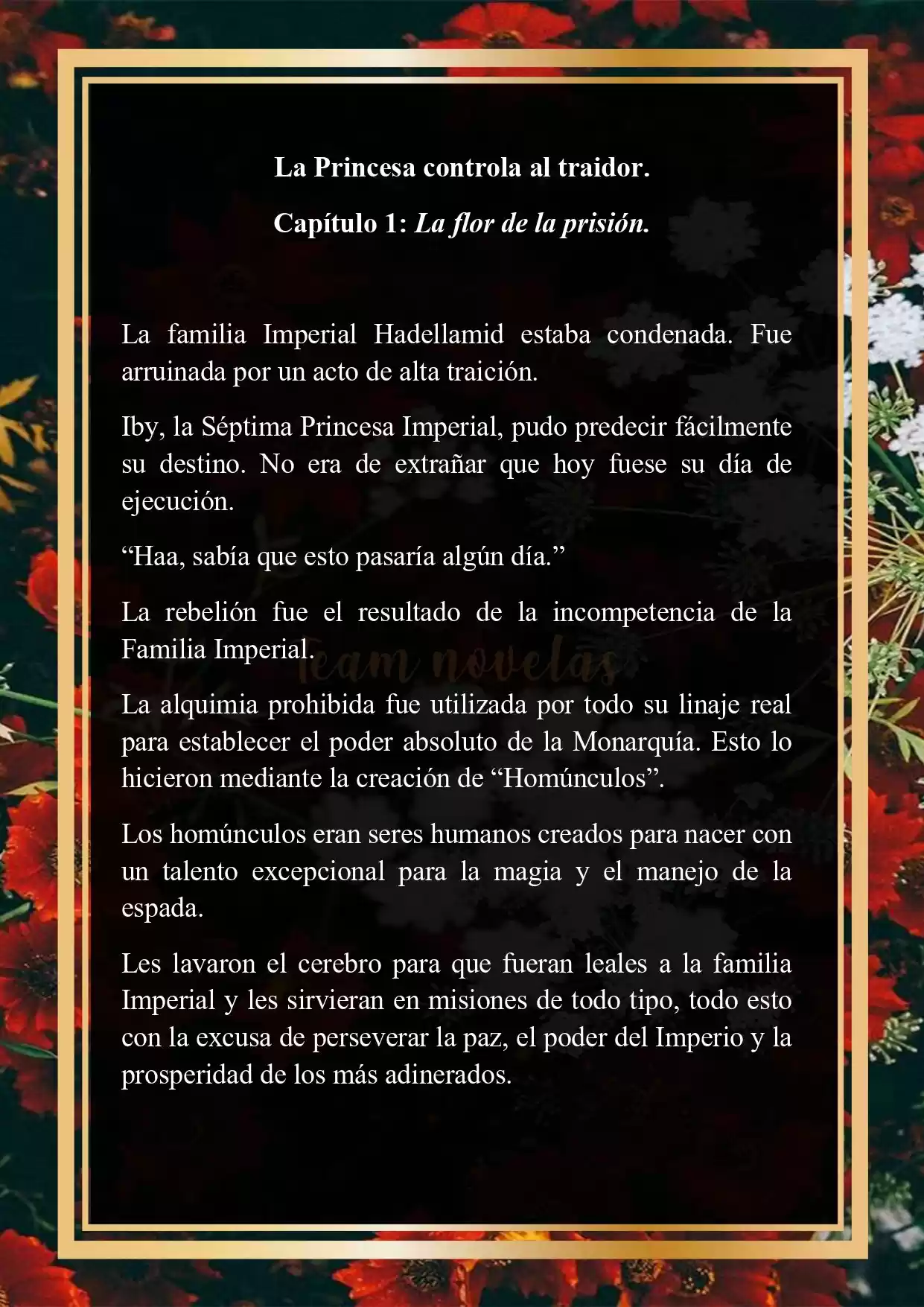 La Princesa Controla Al Traidor (Novela) - Capítulo 1 - Página 2 - LectorTMOo