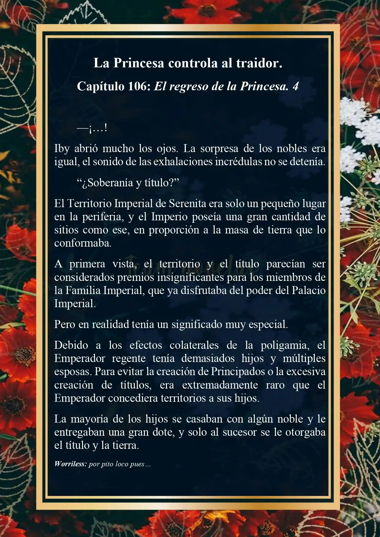 La Princesa Controla Al Traidor (Novela) - Capítulo 106 - Página 2 - LectorTMOo