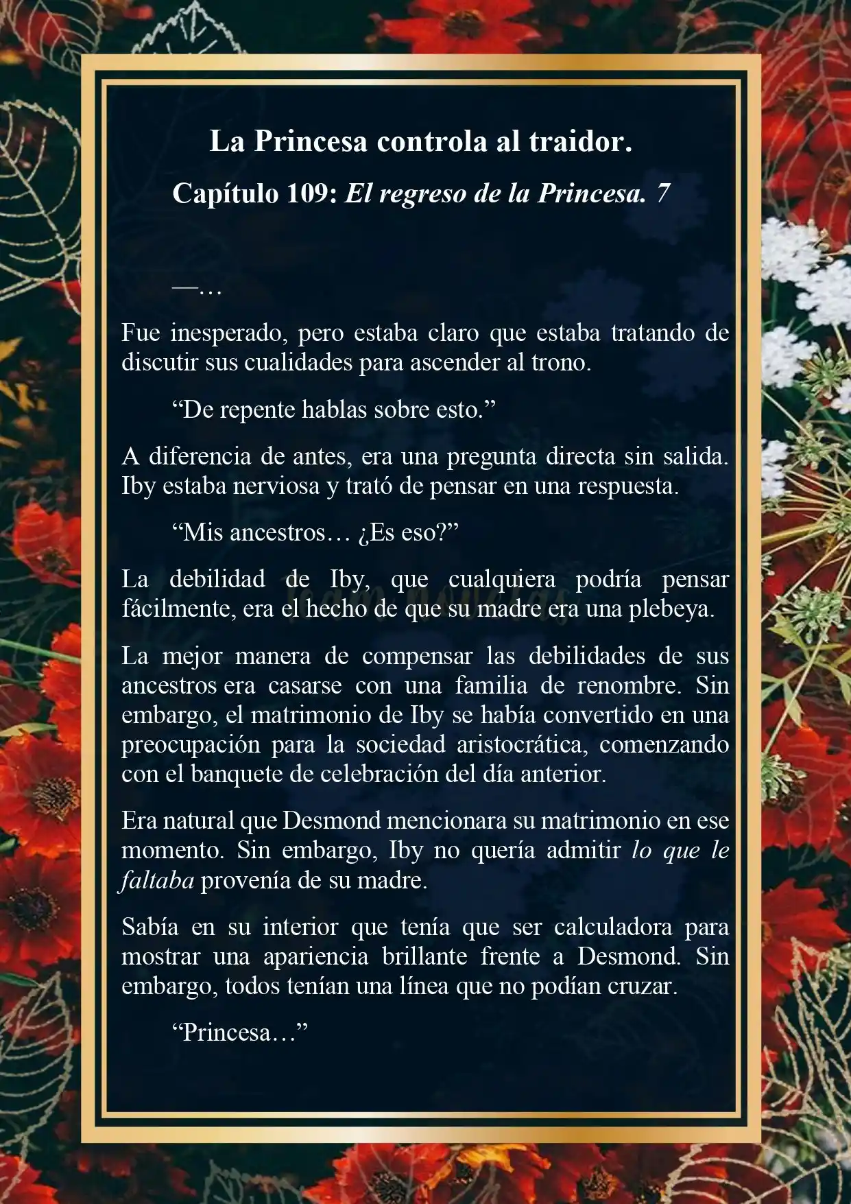 La Princesa Controla Al Traidor (Novela) - Capítulo 109 - Página 2 - LectorTMOo