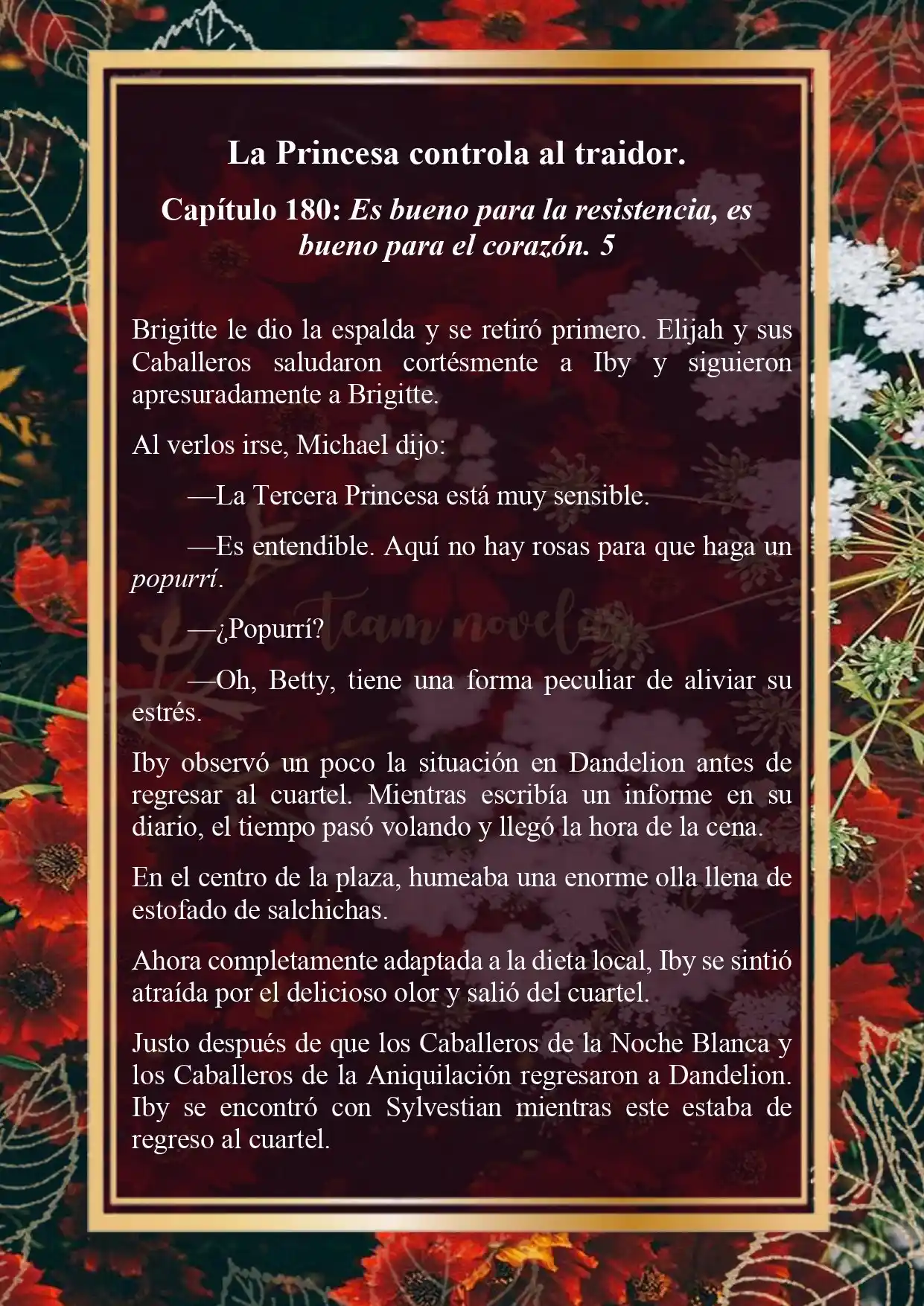 La Princesa Controla Al Traidor (Novela) - Capítulo 180 - Página 4 - LectorTMOo