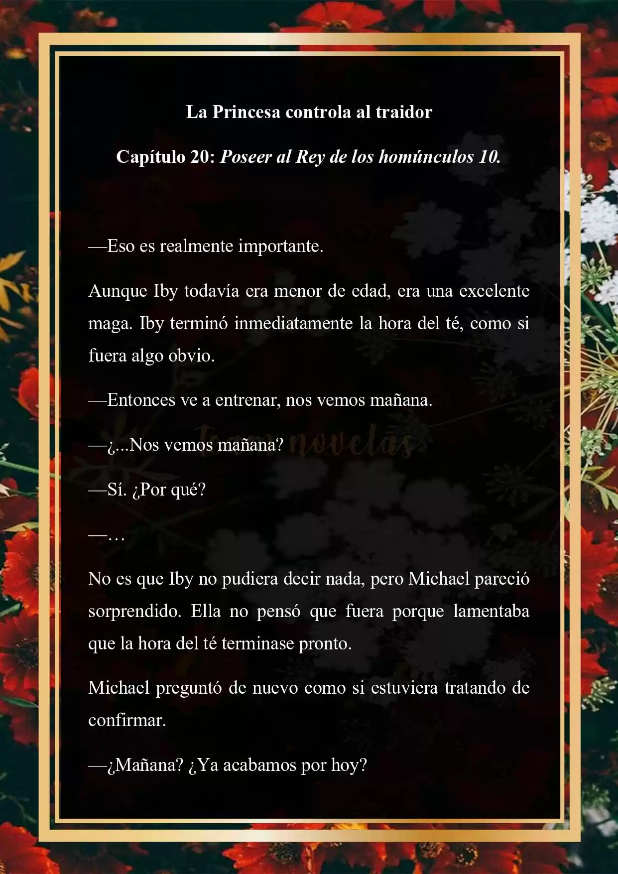 La Princesa Controla Al Traidor (Novela) - Capítulo 20 - Página 2 - LectorTMOo