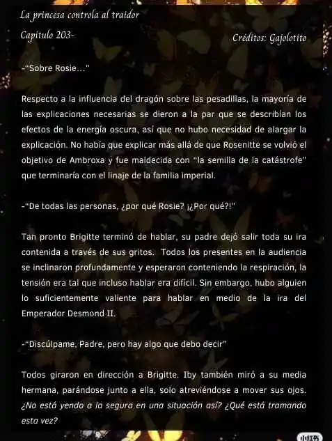 La Princesa Controla Al Traidor (Novela) - Capítulo 203 - Página 1 - LectorTMOo