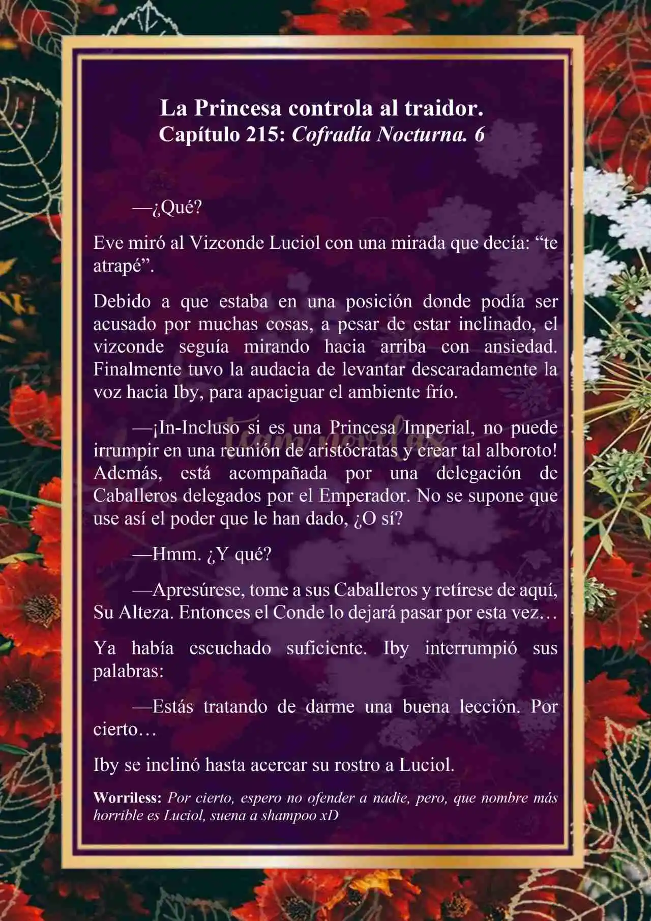 La Princesa Controla Al Traidor (Novela) - Capítulo 215 - Página 3 - LectorTMOo