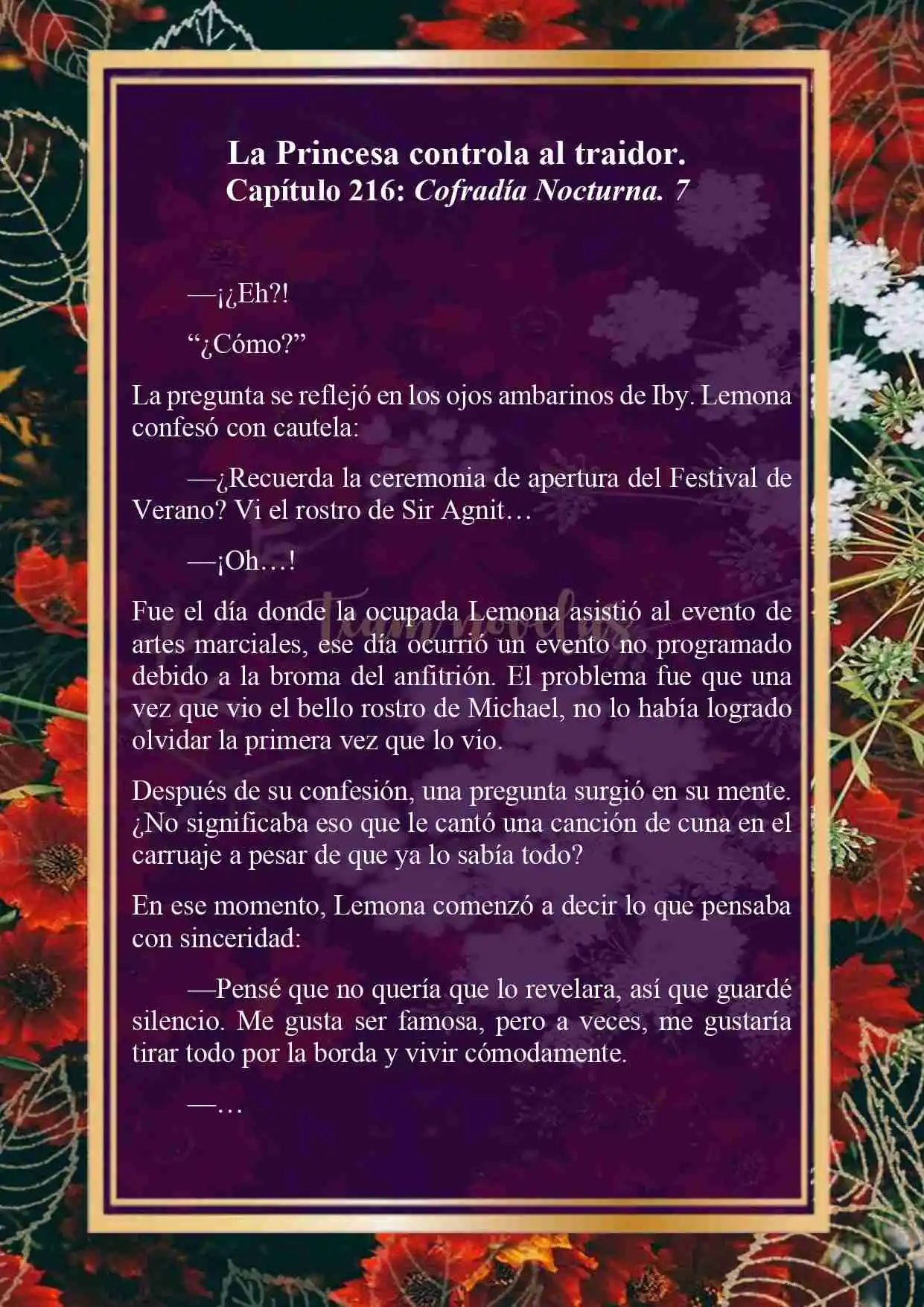 La Princesa Controla Al Traidor (Novela) - Capítulo 216 - Página 2 - LectorTMOo