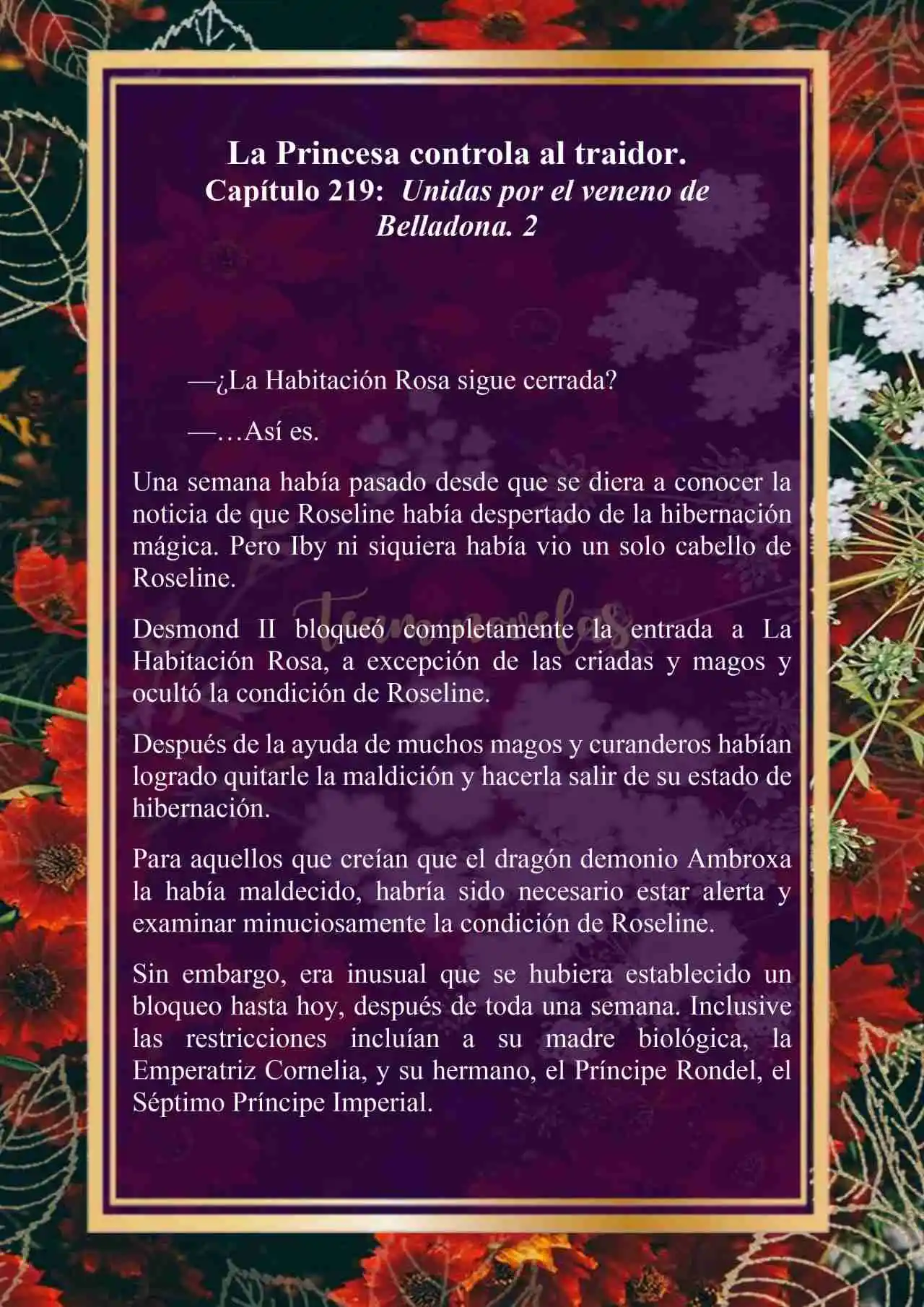 La Princesa Controla Al Traidor (Novela) - Capítulo 219 - Página 3 - LectorTMOo