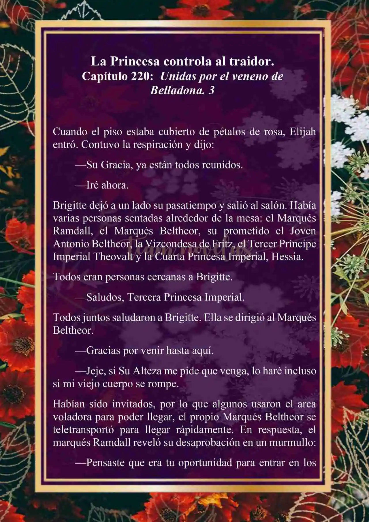 La Princesa Controla Al Traidor (Novela) - Capítulo 220 - Página 3 - LectorTMOo