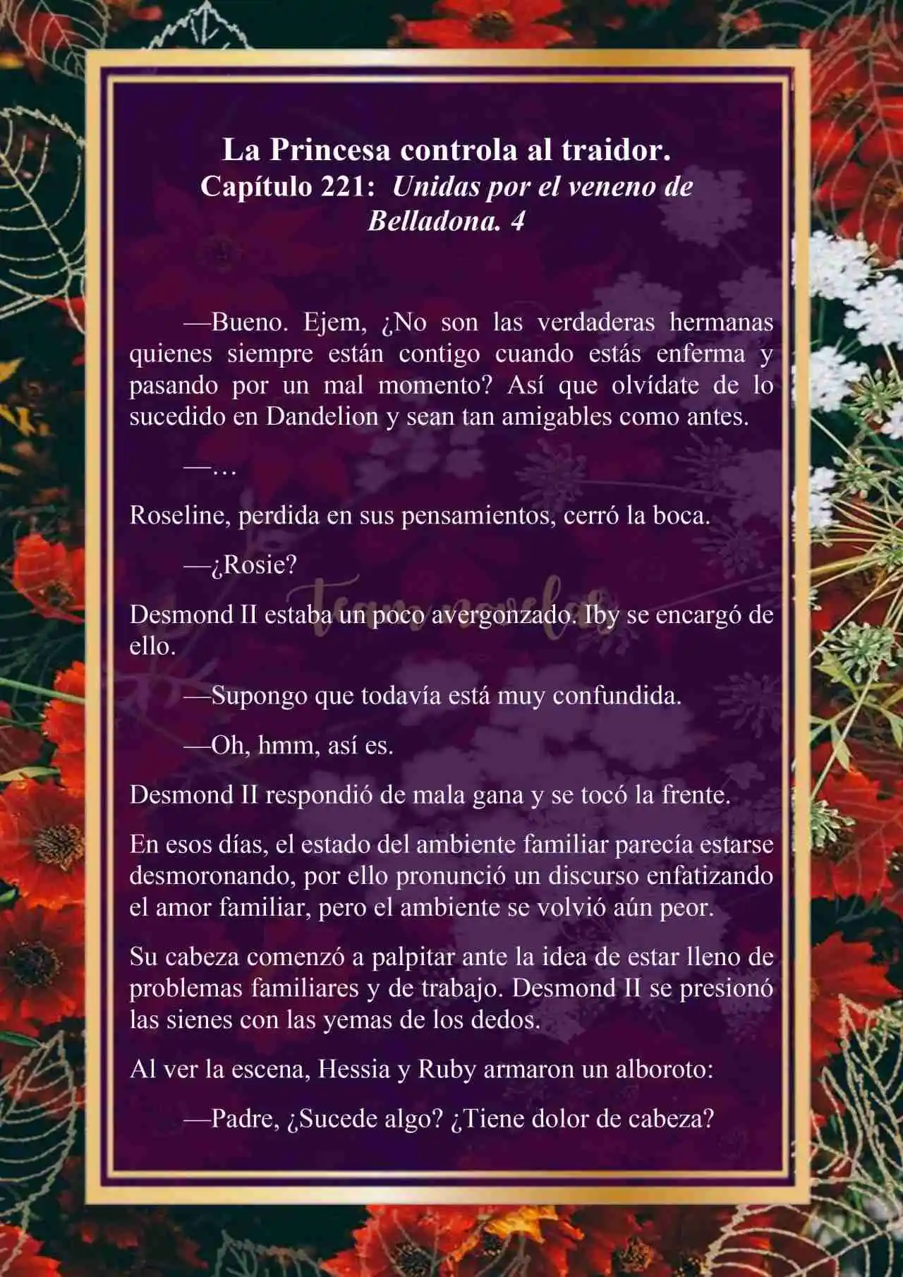 La Princesa Controla Al Traidor (Novela) - Capítulo 221 - Página 2 - LectorTMOo