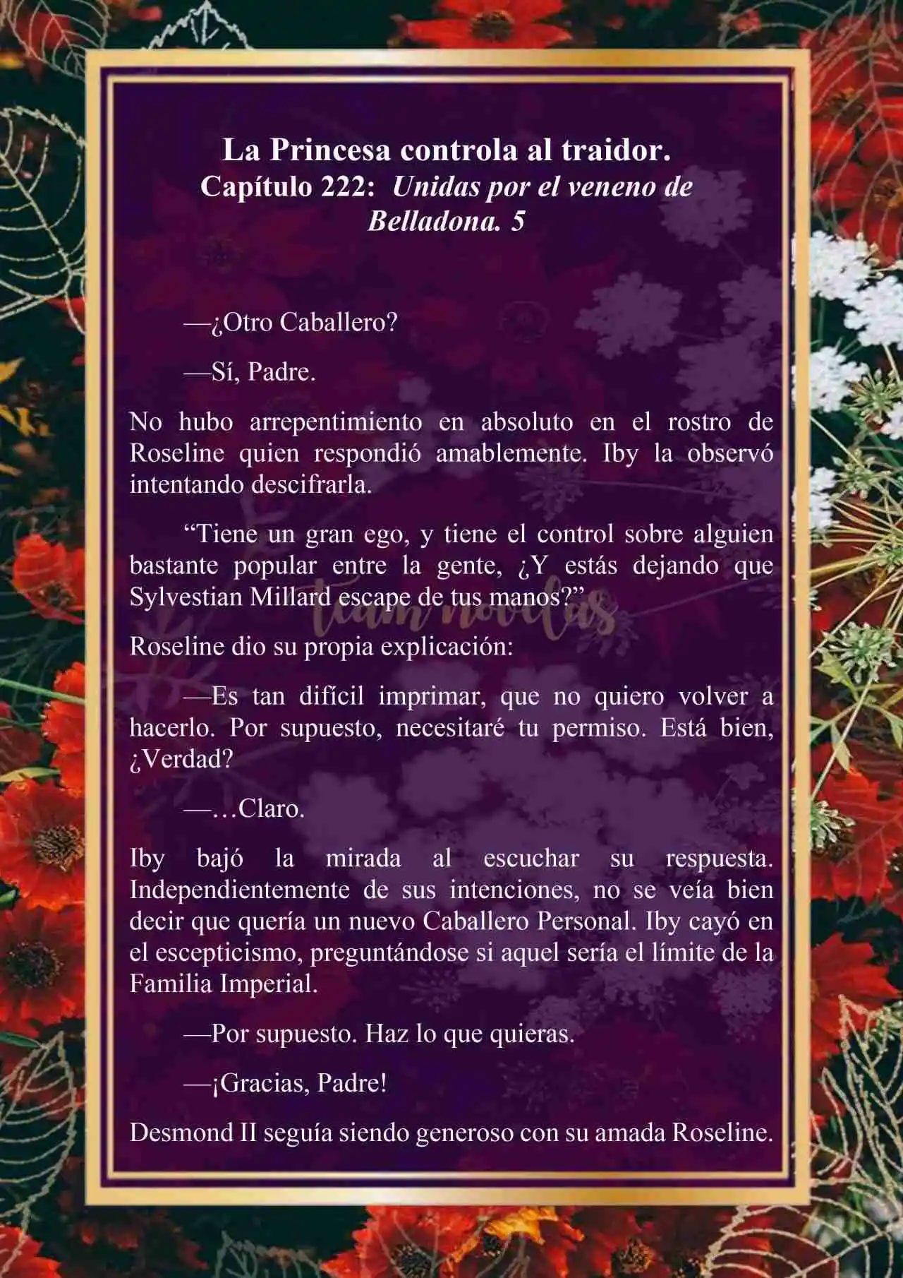 La Princesa Controla Al Traidor (Novela) - Capítulo 222 - Página 2 - LectorTMOo