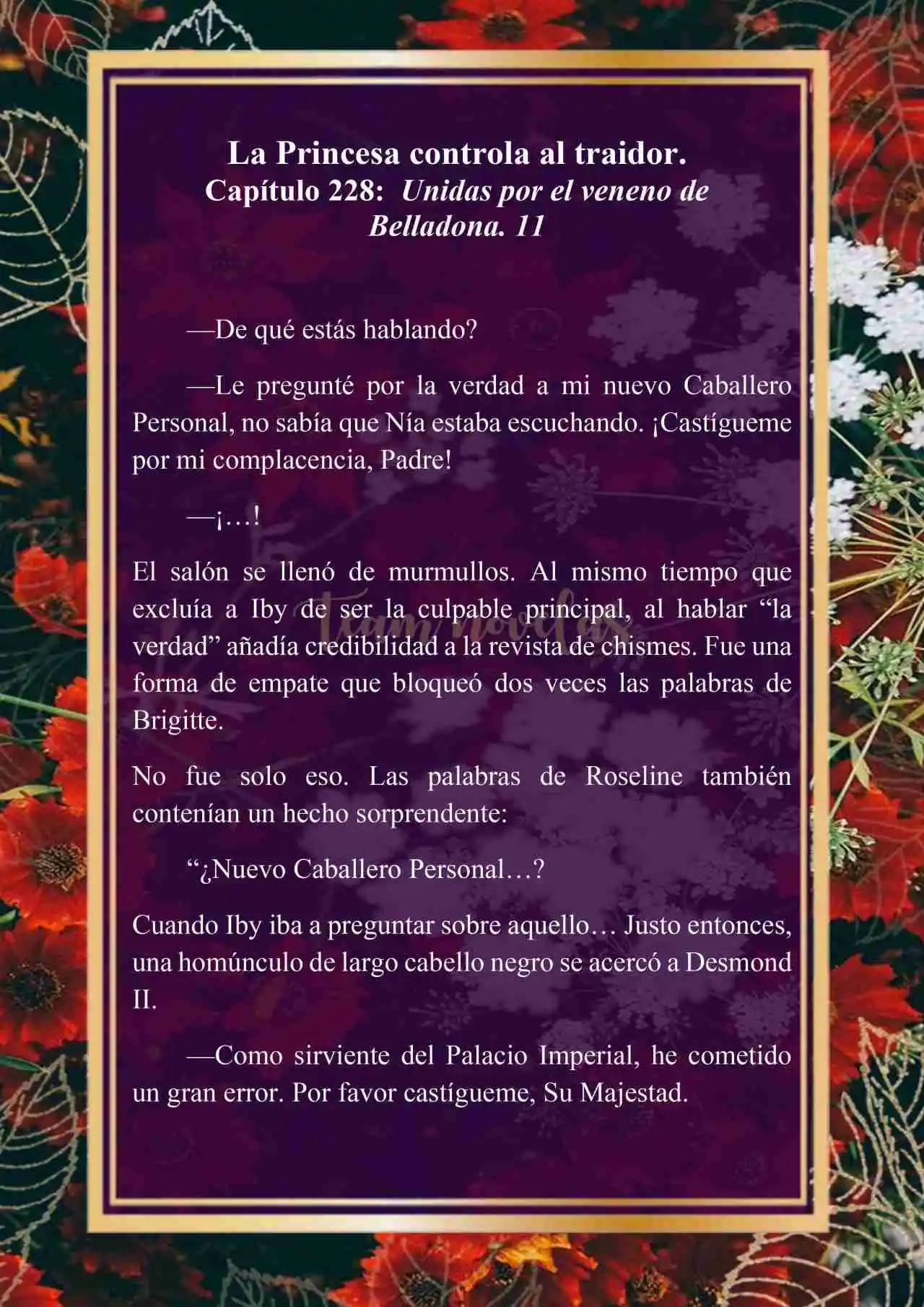 La Princesa Controla Al Traidor (Novela) - Capítulo 228 - Página 2 - LectorTMOo
