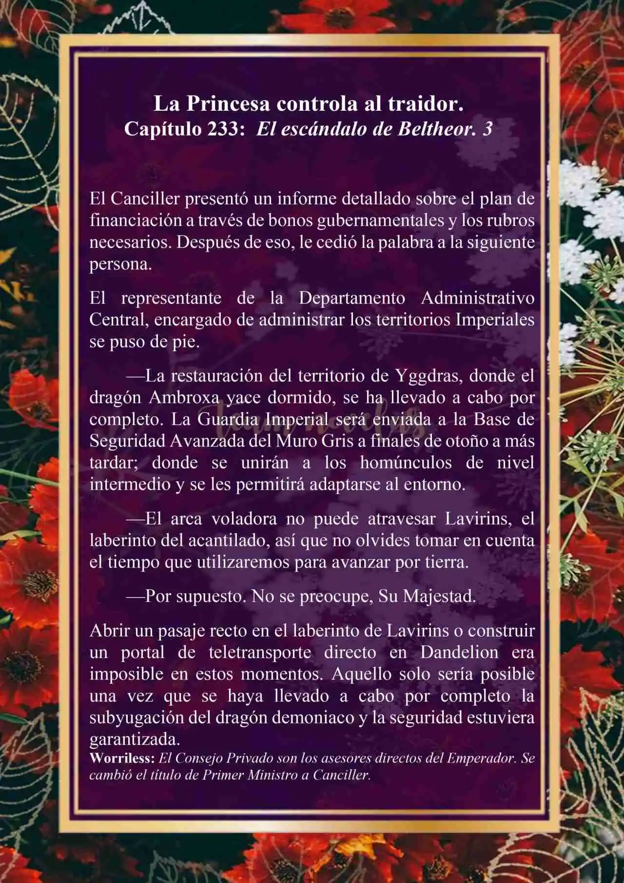 La Princesa Controla Al Traidor (Novela) - Capítulo 233 - Página 3 - LectorTMOo