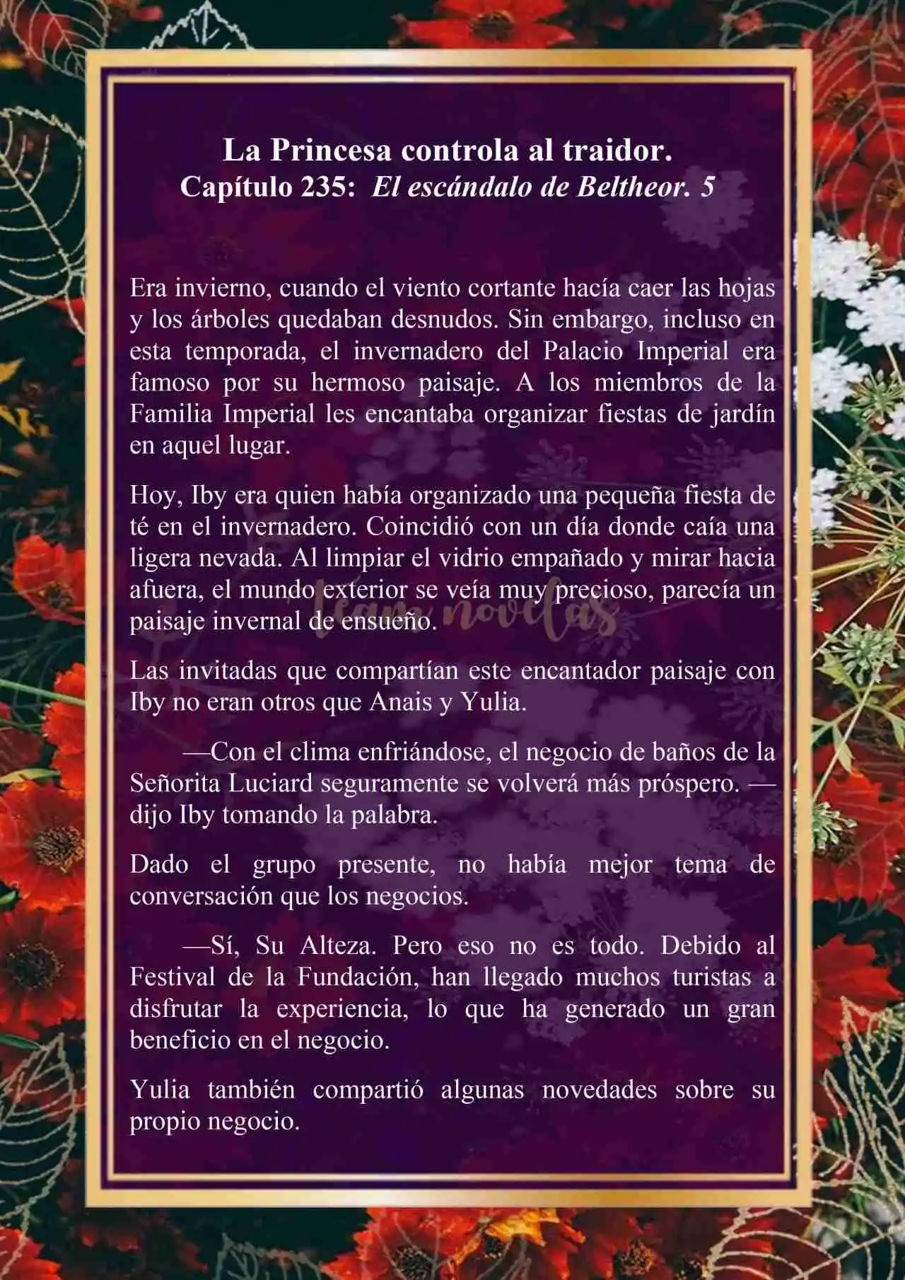 La Princesa Controla Al Traidor (Novela) - Capítulo 235 - Página 4 - LectorTMOo