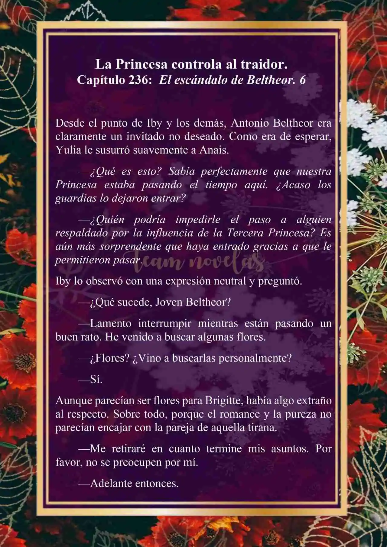 La Princesa Controla Al Traidor (Novela) - Capítulo 236 - Página 4 - LectorTMOo