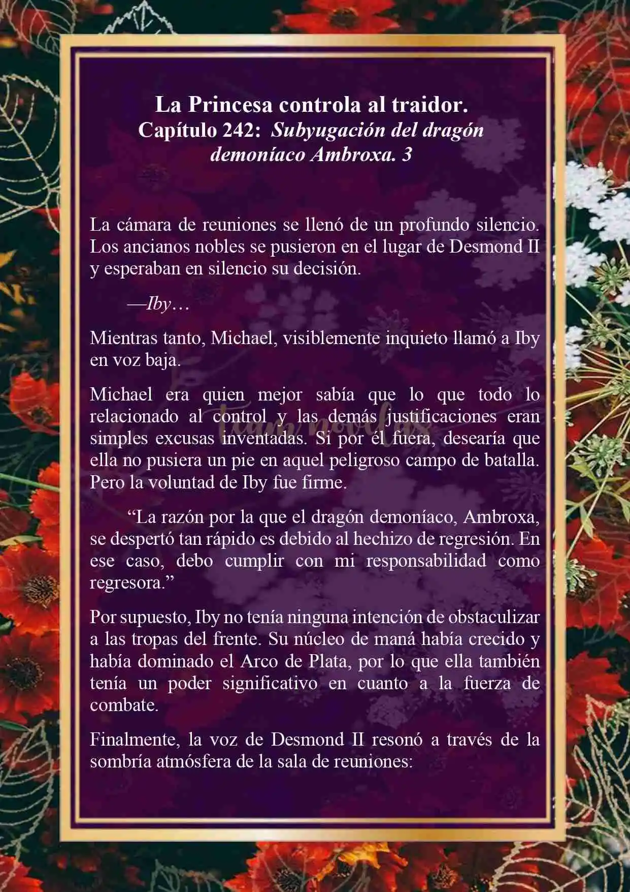 La Princesa Controla Al Traidor (Novela) - Capítulo 242 - Página 4 - LectorTMOo