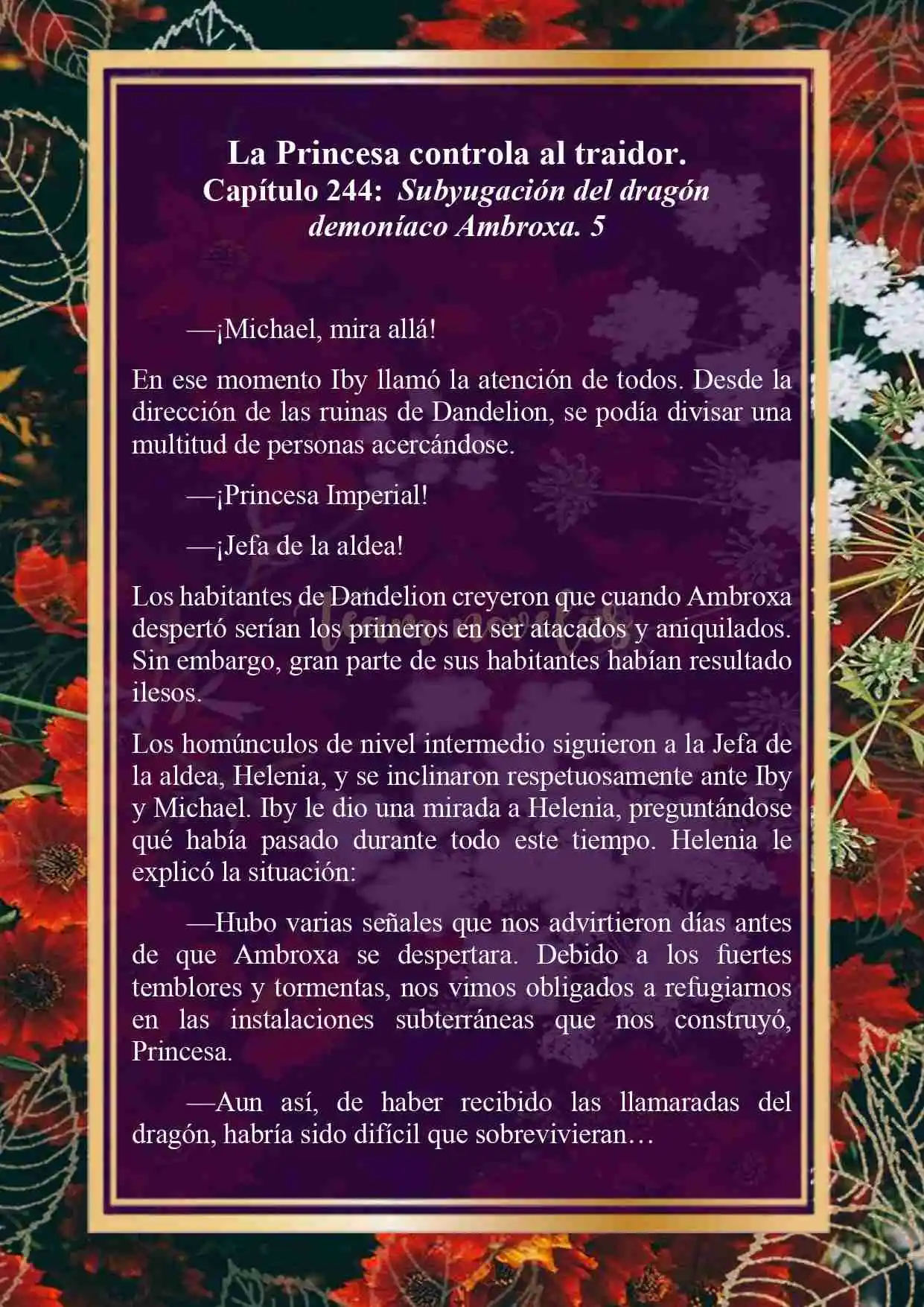 La Princesa Controla Al Traidor (Novela) - Capítulo 244 - Página 4 - LectorTMOo