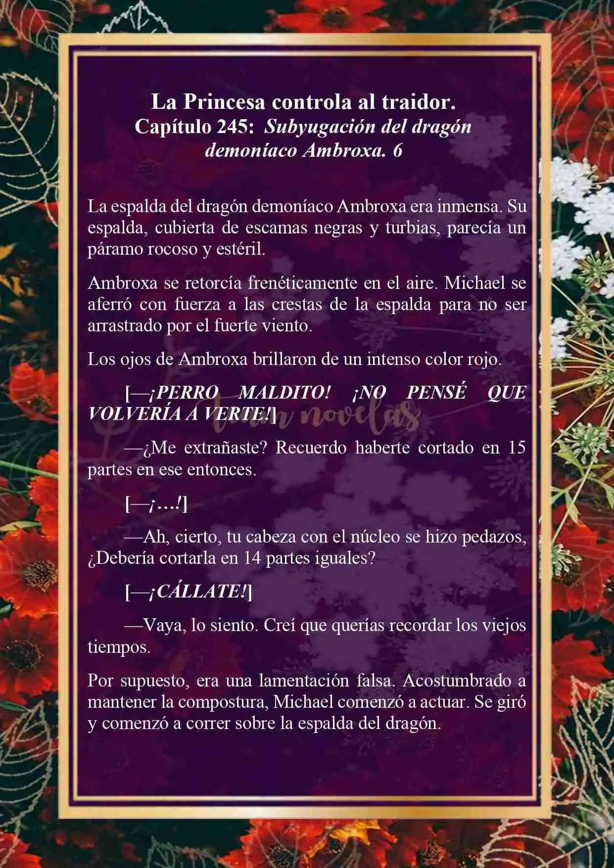 La Princesa Controla Al Traidor (Novela) - Capítulo 245 - Página 3 - LectorTMOo