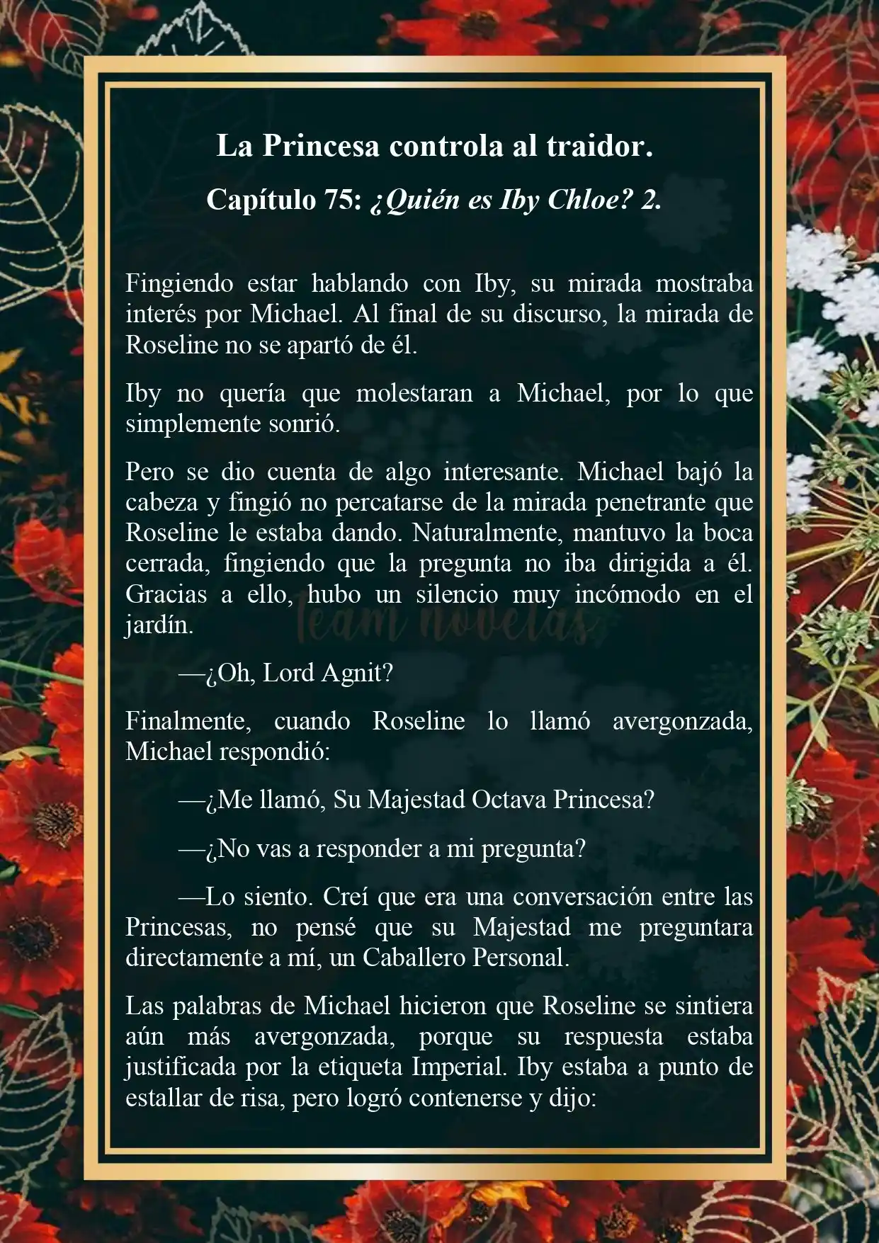 La Princesa Controla Al Traidor (Novela) - Capítulo 75 - Página 2 - LectorTMOo