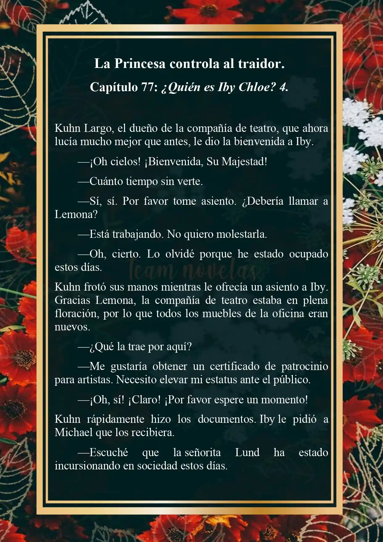 La Princesa Controla Al Traidor (Novela) - Capítulo 77 - Página 2 - LectorTMOo