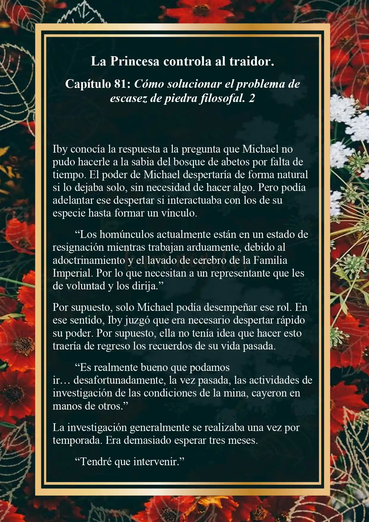 La Princesa Controla Al Traidor (Novela) - Capítulo 81 - Página 2 - LectorTMOo