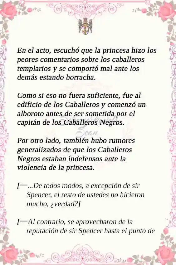 LA PRINCESA OCULTA SU FANATISMO (Novela) - Capítulo 3 - Página 8 - LectorTMOo