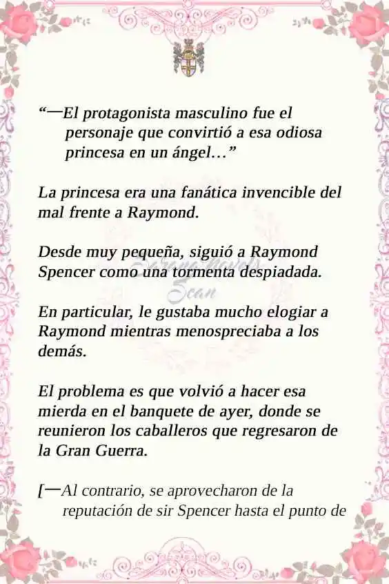 LA PRINCESA OCULTA SU FANATISMO (Novela) - Capítulo 3 - Página 14 - LectorTMOo