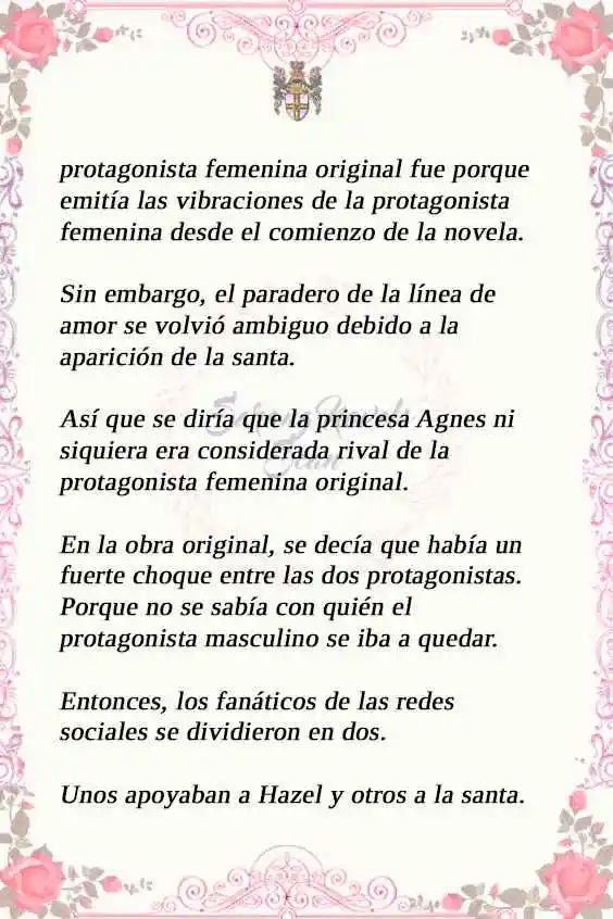 LA PRINCESA OCULTA SU FANATISMO (Novela) - Capítulo 8 - Página 12 - LectorTMOo