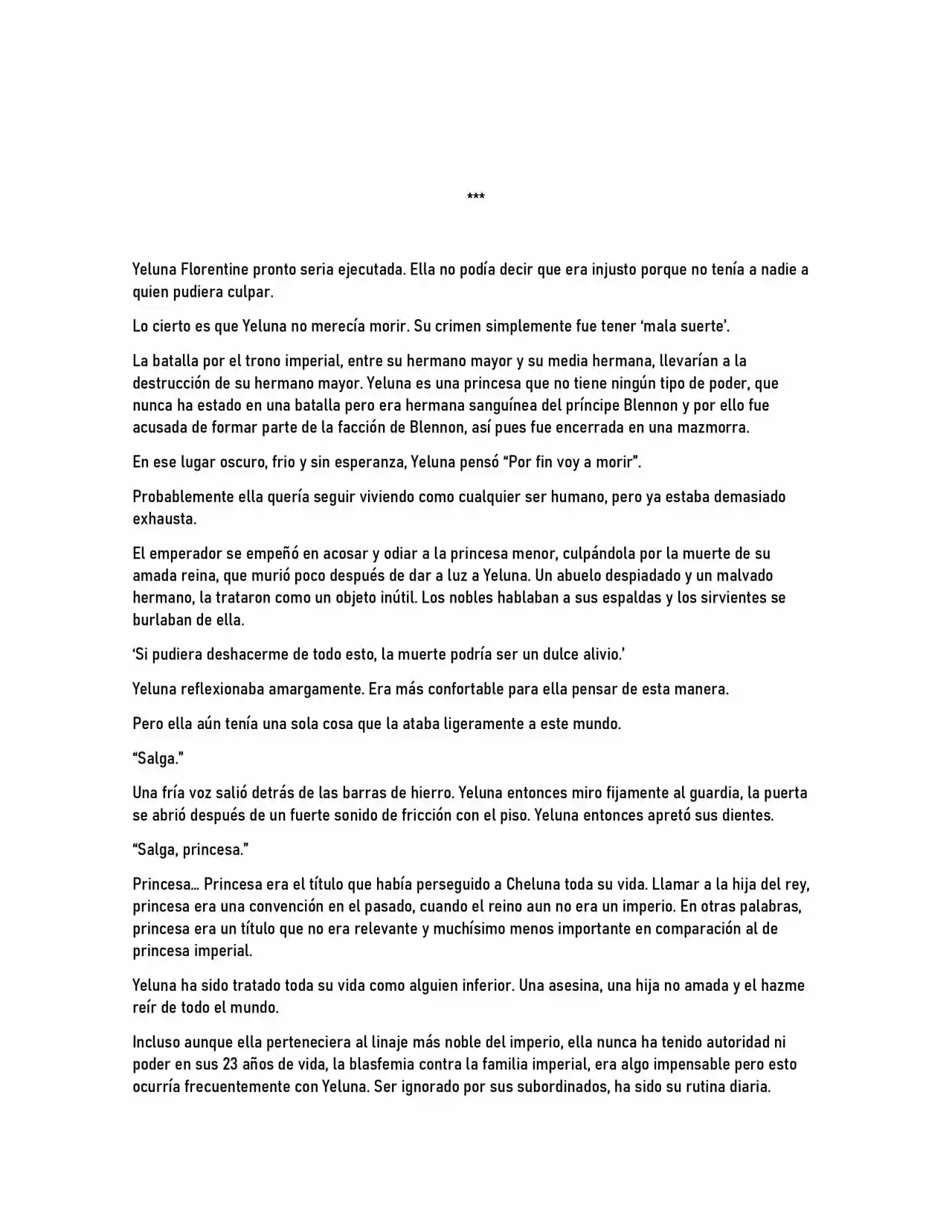 La Princesa Vuelve A Su Hermana Emperador (Novela) - Capítulo 1 - Página 5 - LectorTMOo