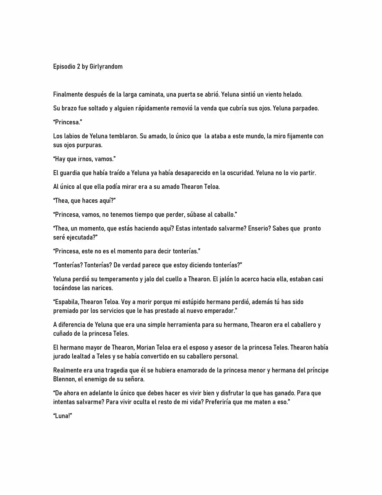La Princesa Vuelve A Su Hermana Emperador (Novela) - Capítulo 2 - Página 1 - LectorTMOo