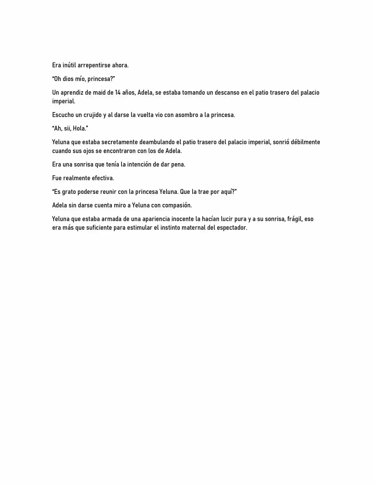 La Princesa Vuelve A Su Hermana Emperador (Novela) - Capítulo 7 - Página 6 - LectorTMOo