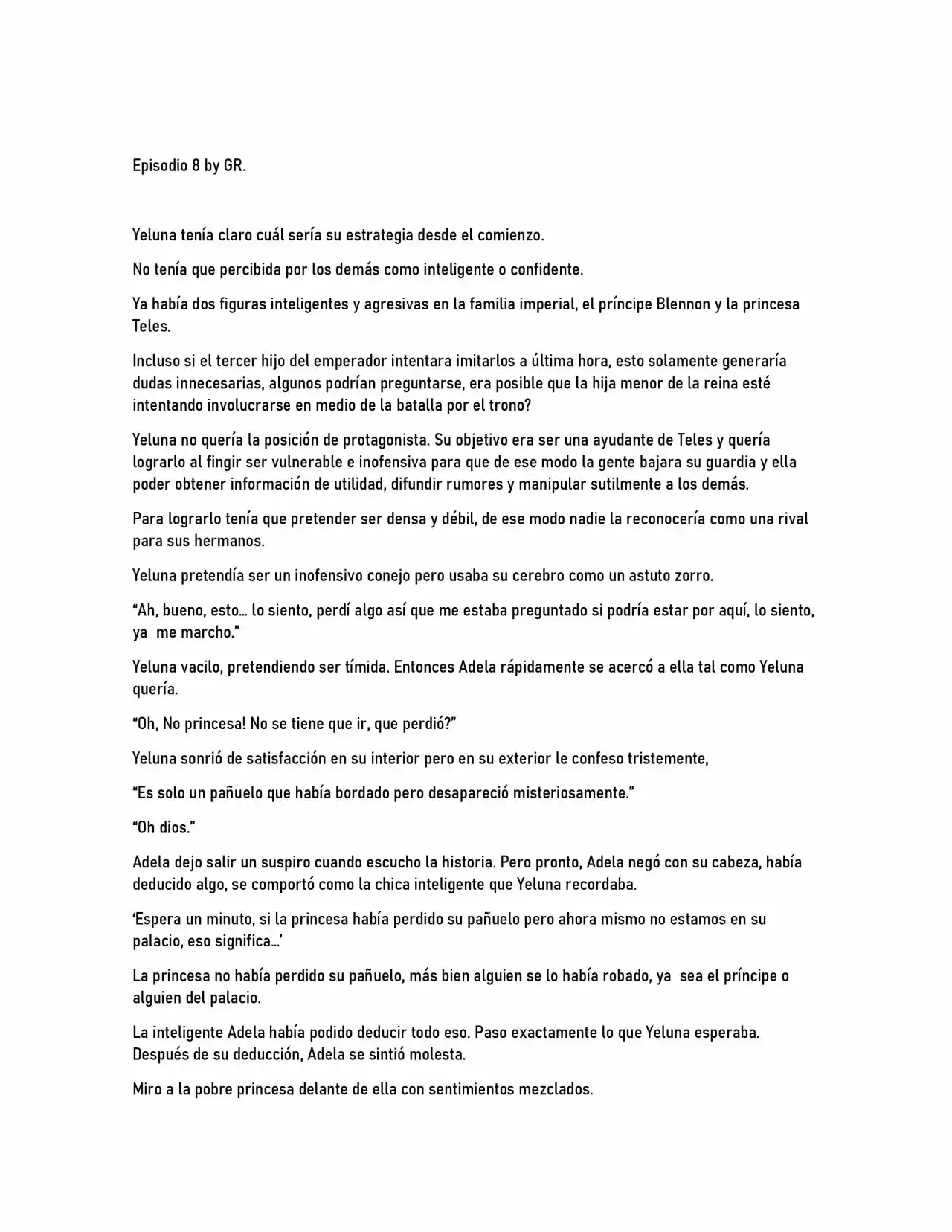 La Princesa Vuelve A Su Hermana Emperador (Novela) - Capítulo 8 - Página 1 - LectorTMOo