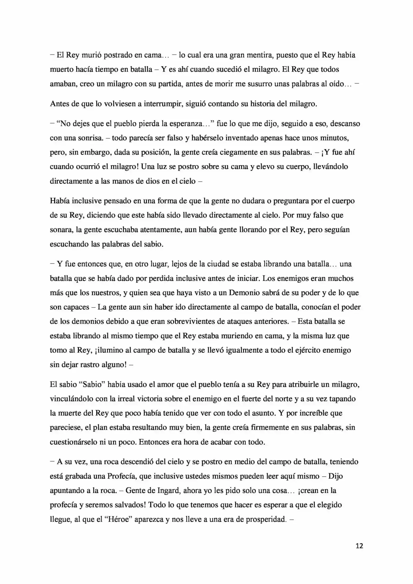 La Profecía Del Héroe (Novela) - Capítulo 1 - Página 12 - LectorTMOo