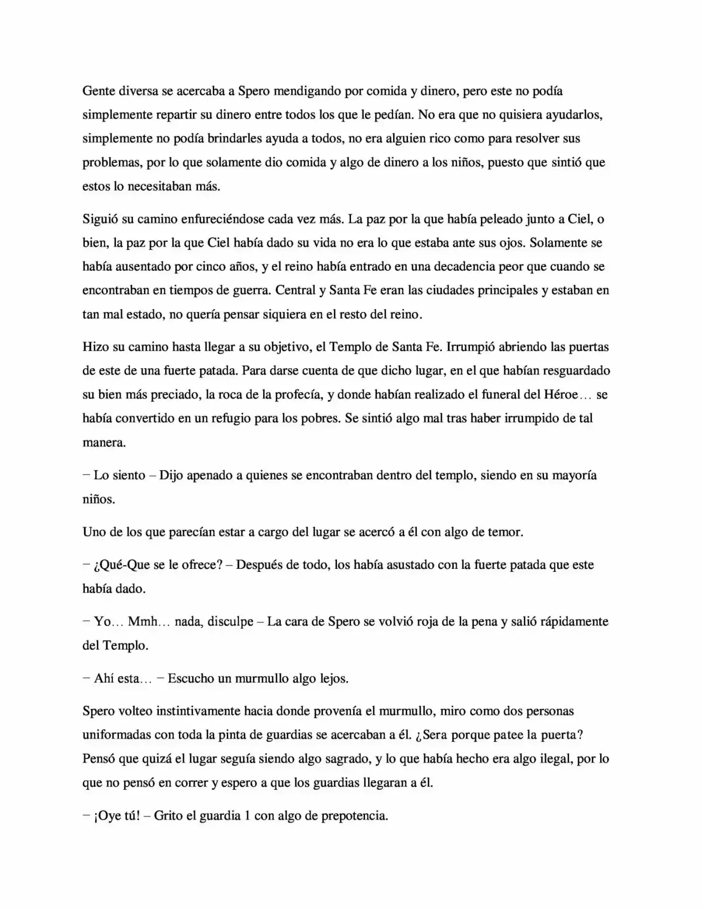 La Profecía Del Héroe (Novela) - Capítulo 10 - Página 10 - LectorTMOo