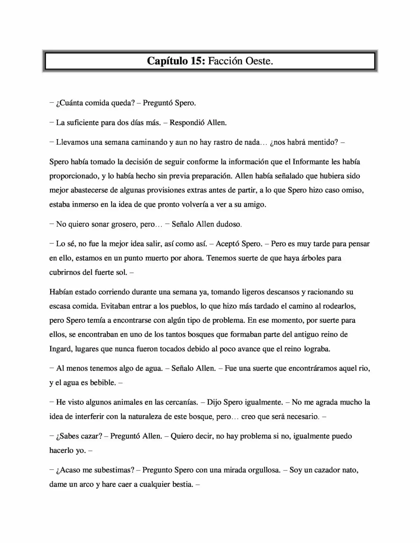 La Profecía Del Héroe (Novela) - Capítulo 15 - Página 1 - LectorTMOo