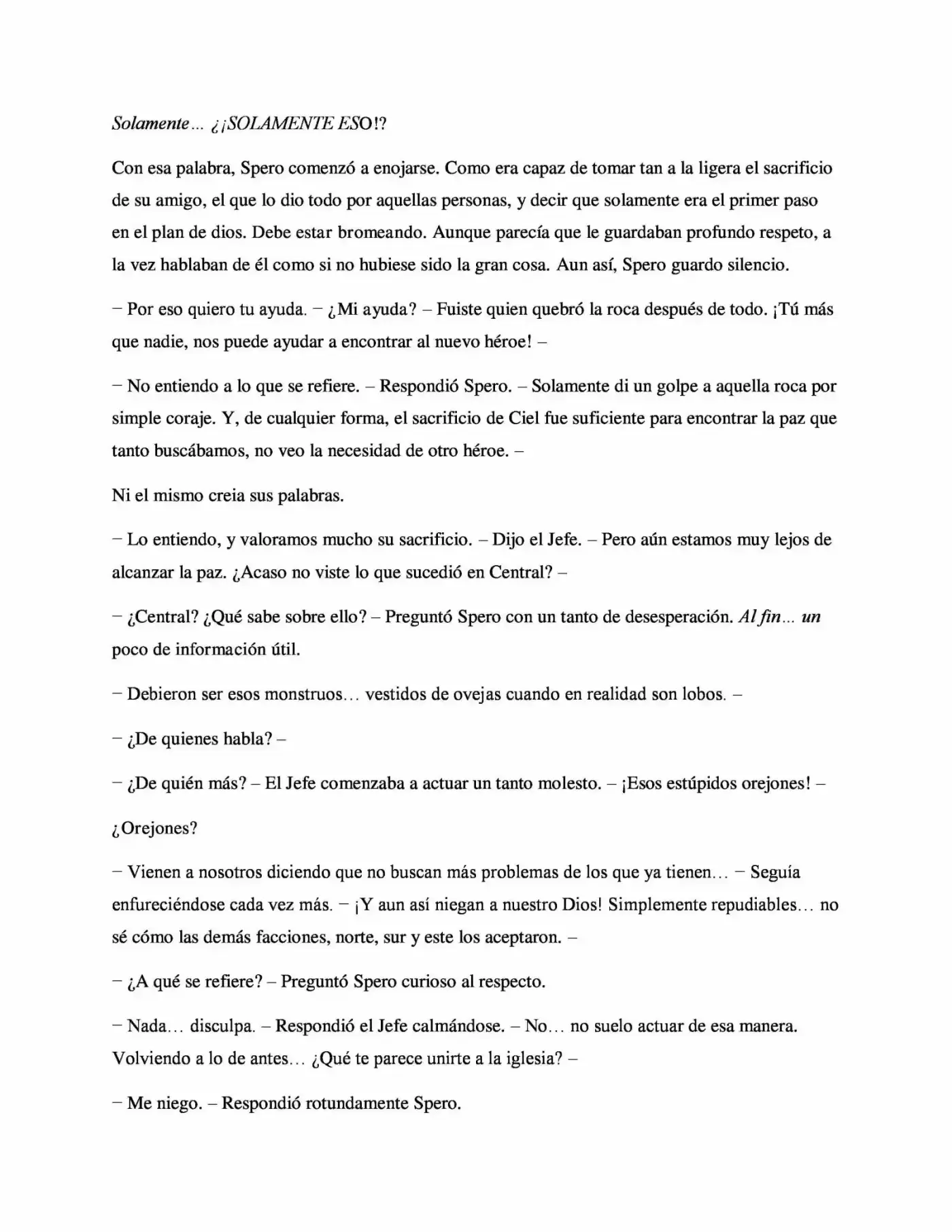 La Profecía Del Héroe (Novela) - Capítulo 15 - Página 16 - LectorTMOo