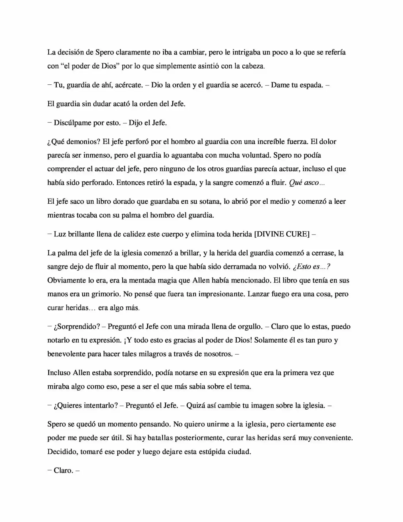 La Profecía Del Héroe (Novela) - Capítulo 15 - Página 18 - LectorTMOo