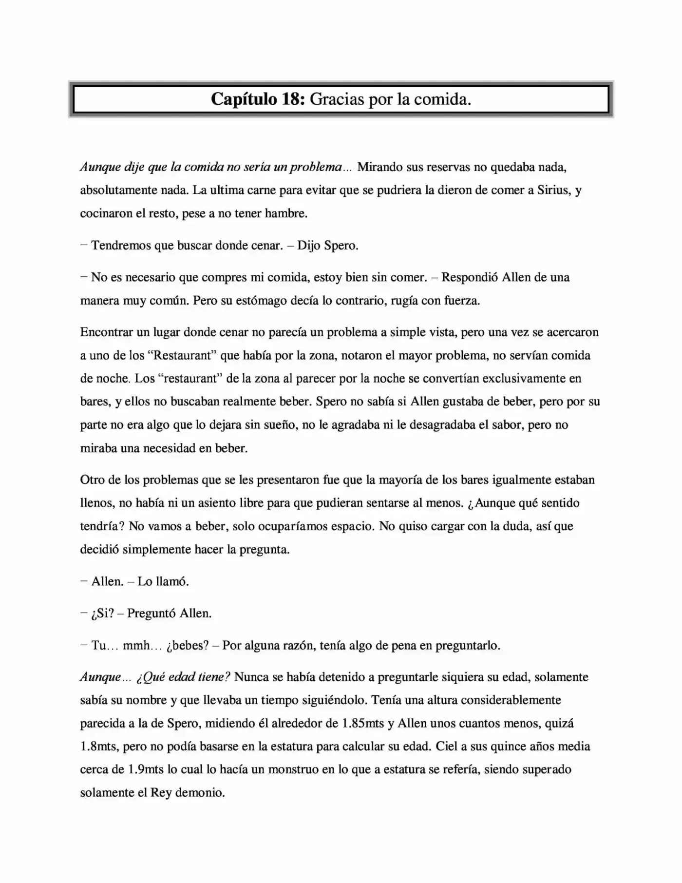 La Profecía Del Héroe (Novela) - Capítulo 18 - Página 1 - LectorTMOo