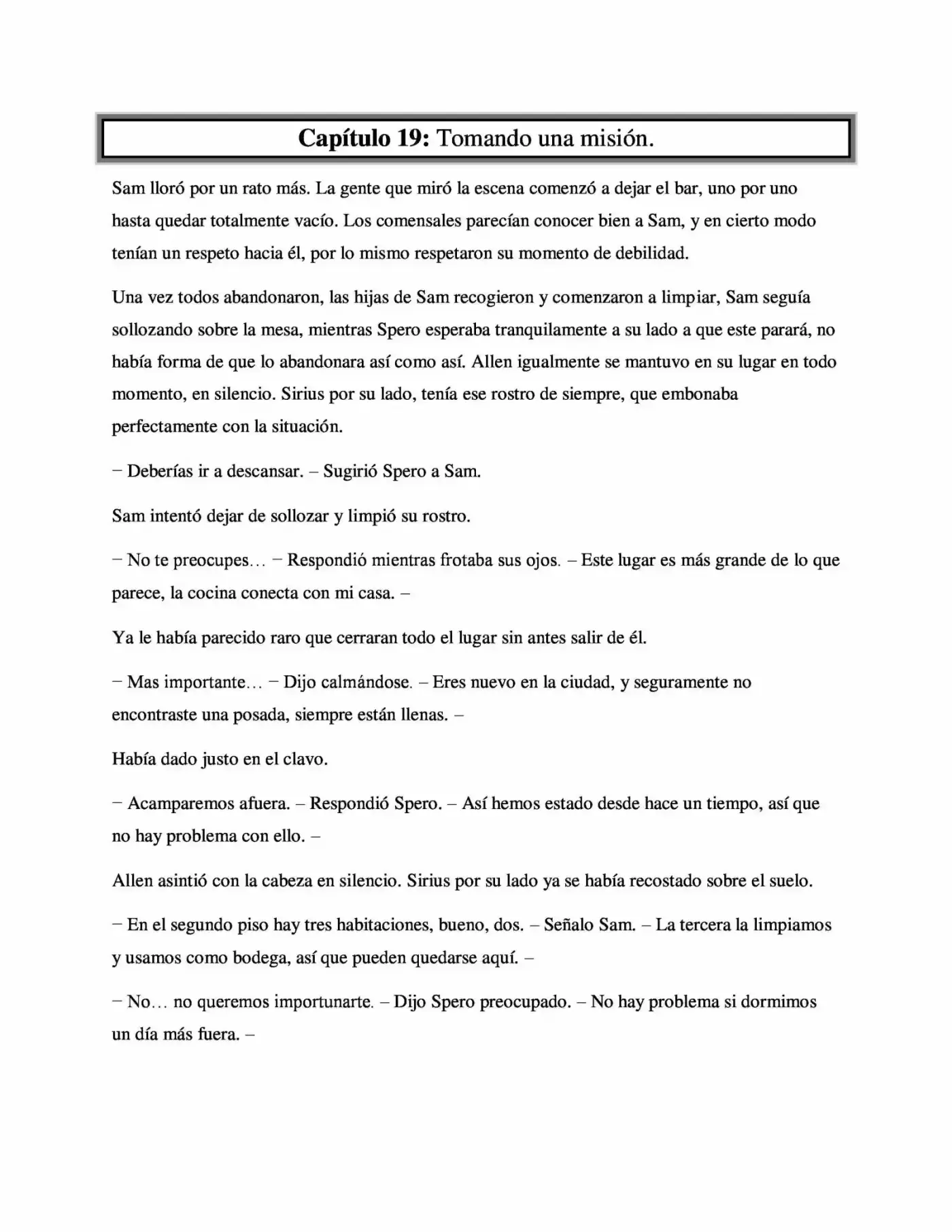 La Profecía Del Héroe (Novela) - Capítulo 19 - Página 1 - LectorTMOo