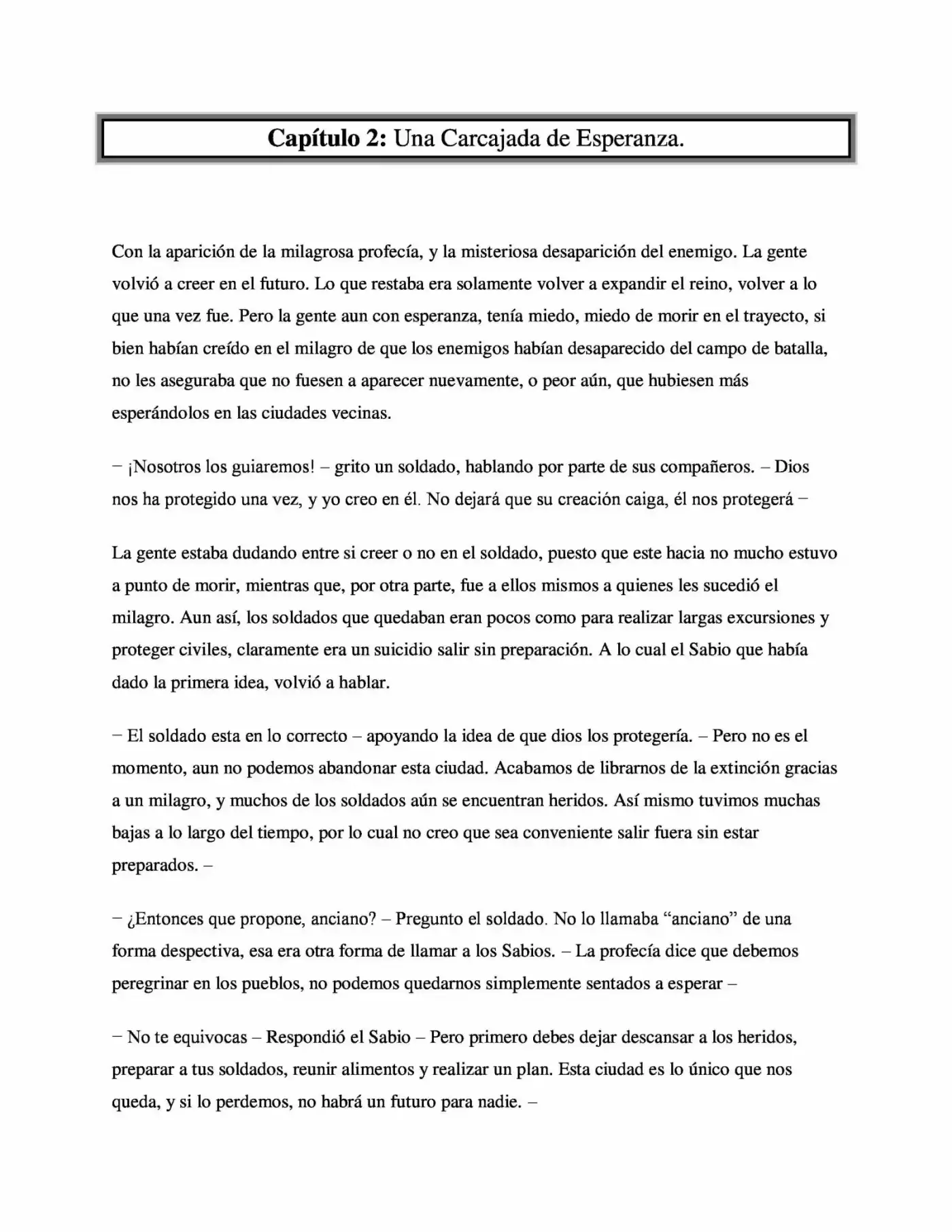 La Profecía Del Héroe (Novela) - Capítulo 2 - Página 1 - LectorTMOo